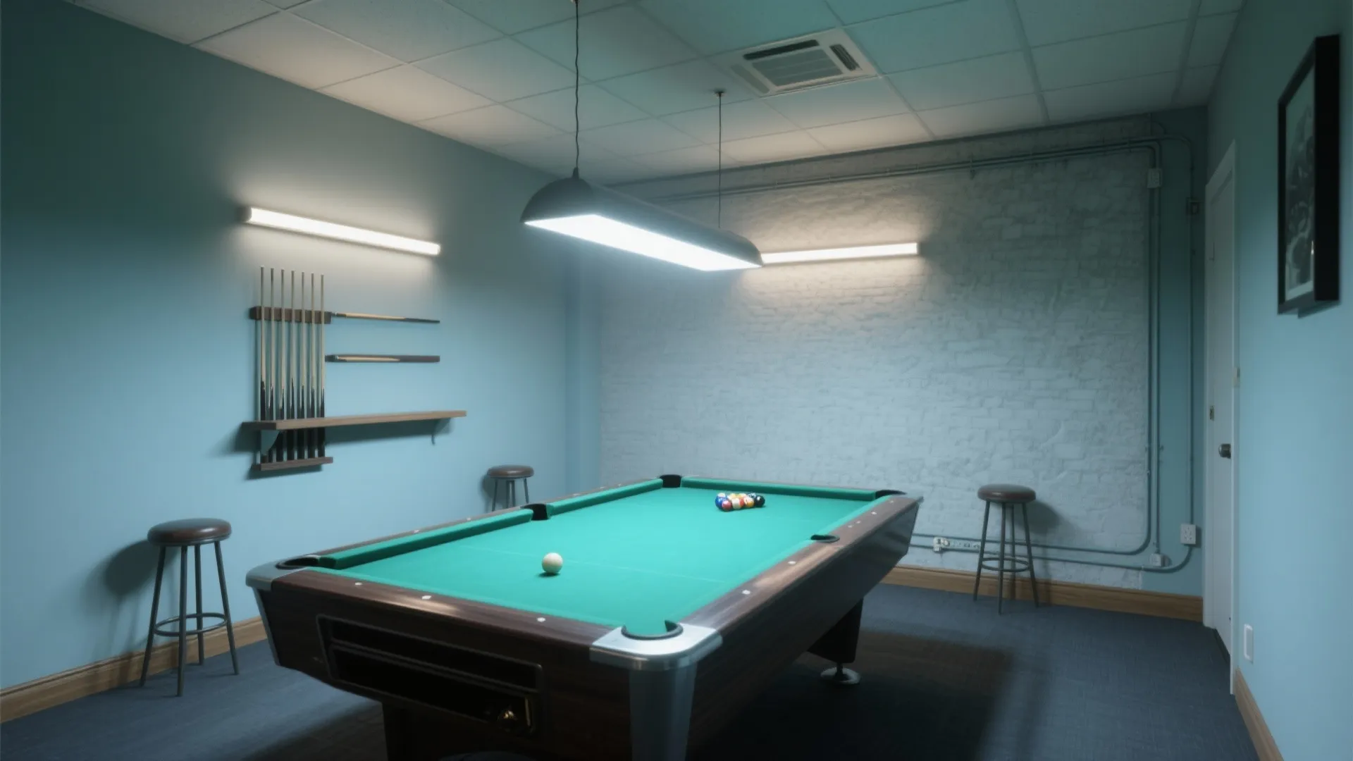 Pool Table in Small Room: Smart Design for Limited Spaces: 1 Minute to Transform a Tiny Room into a Billiards Haven