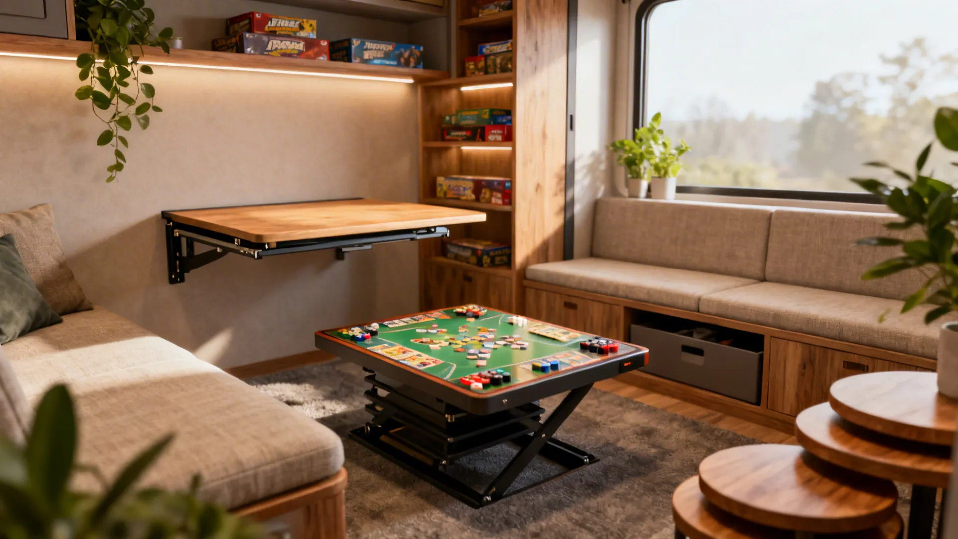 5 Small Game Table Ideas for Living Room