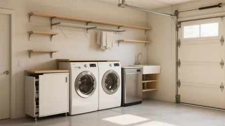Small Garage Laundry Ideas: 5 Clever Options