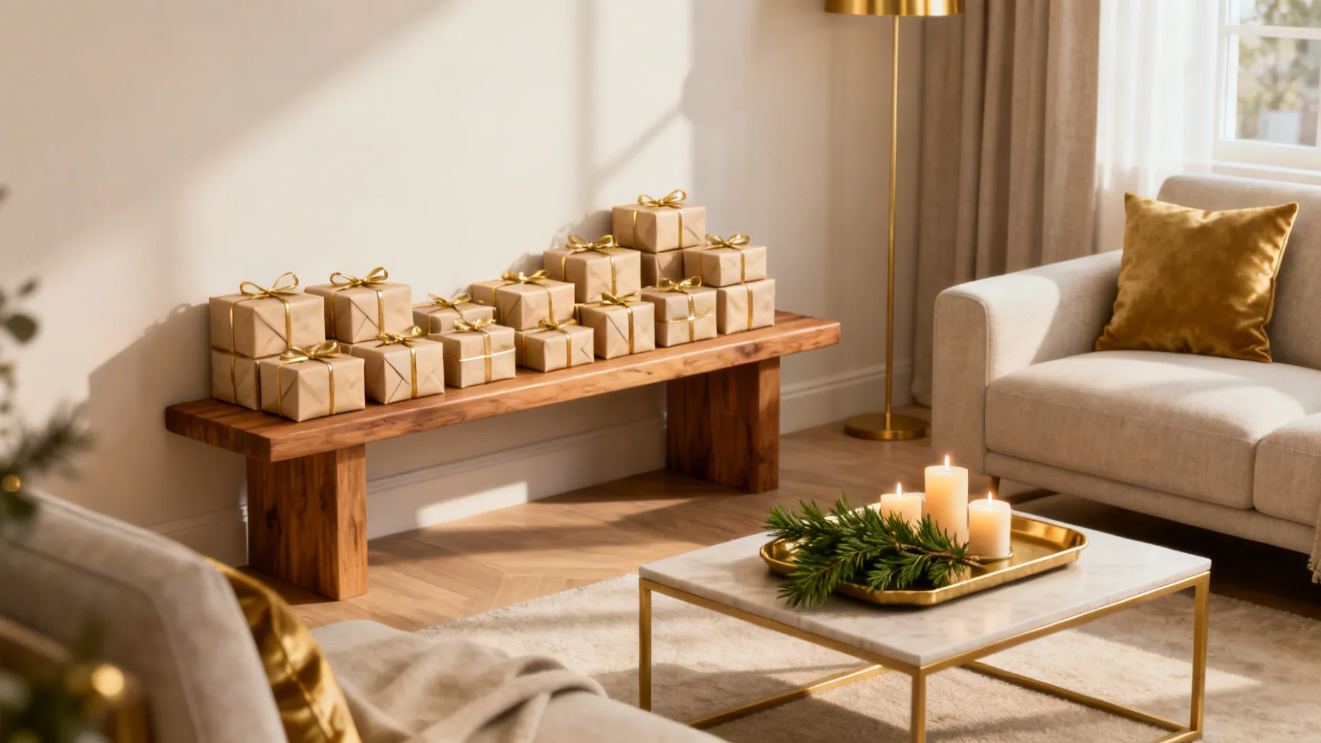 5. Compact gift-and-decor station