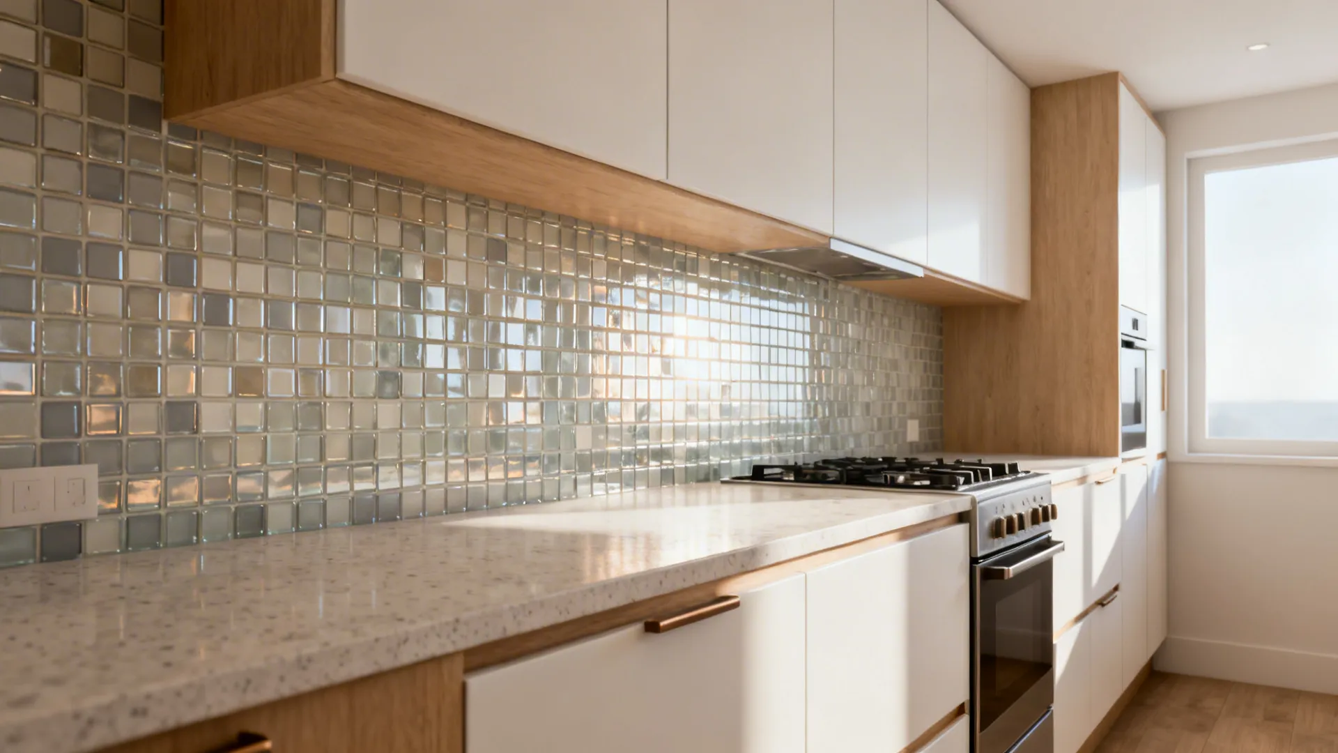 5 Glass Mosaic Tile Kitchen Backsplash Ideas