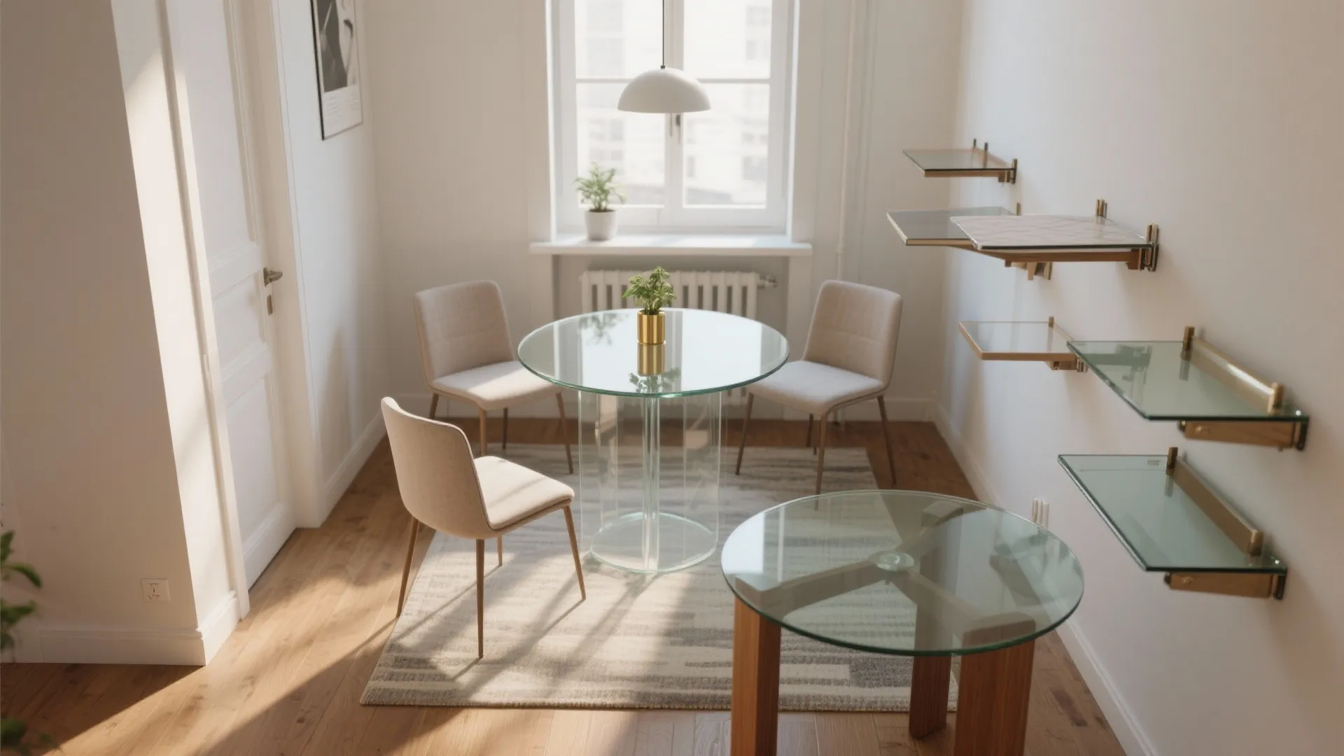 Small Dining Glass Table — 5 Ideas: Space-smart glass table inspirations for tiny dining areas from a 10-year design pro