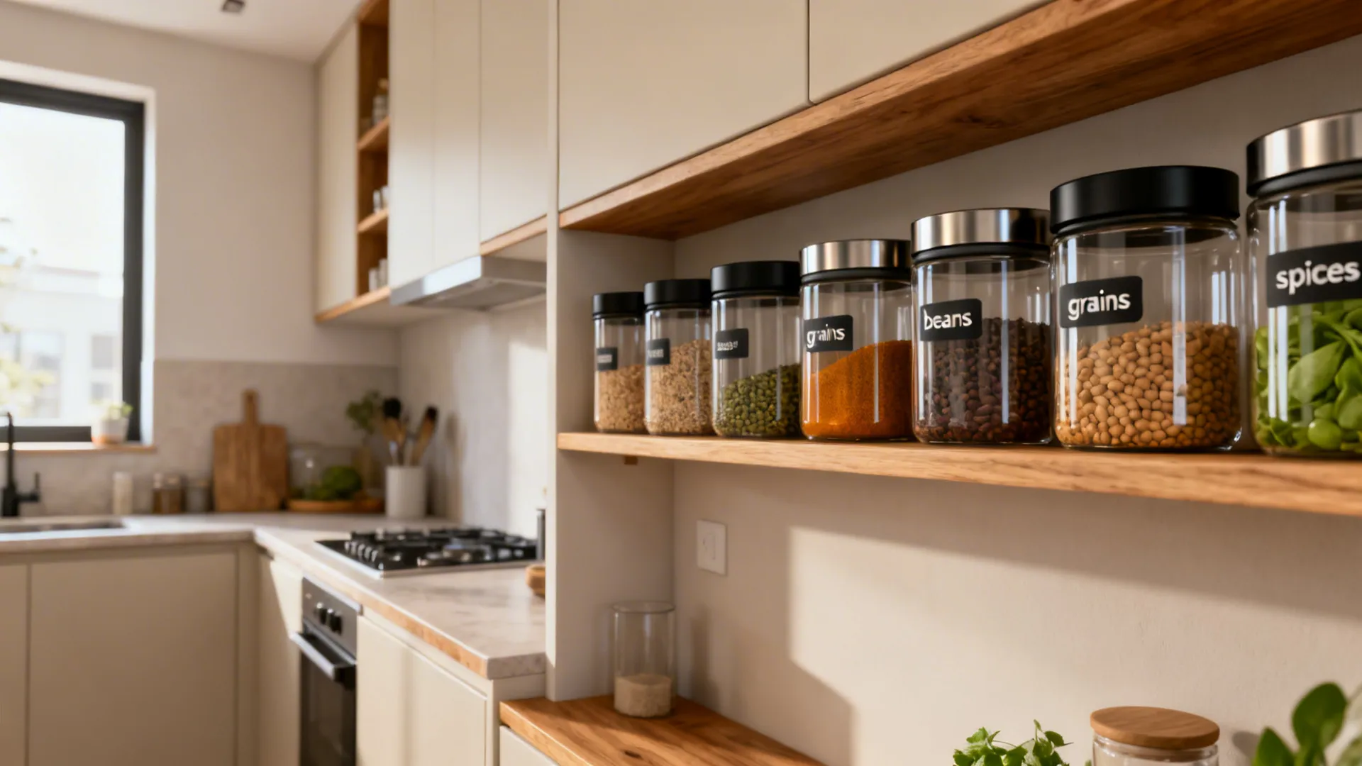 5 Decorative Glass Kitchen Storage Ideas That Actually Work: A senior interior designer’s 5 smart ways to use decorative glass kitchen storage containers in small kitchens