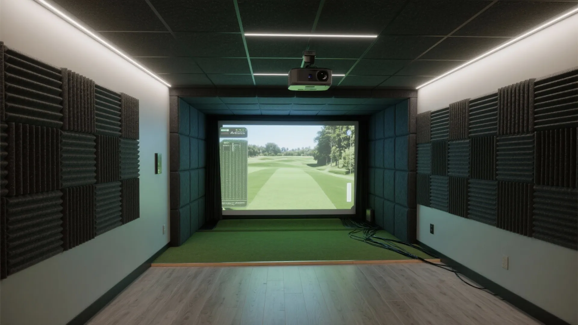 DIY Golf Simulator Wall Padding: Save Space, Stay Safe