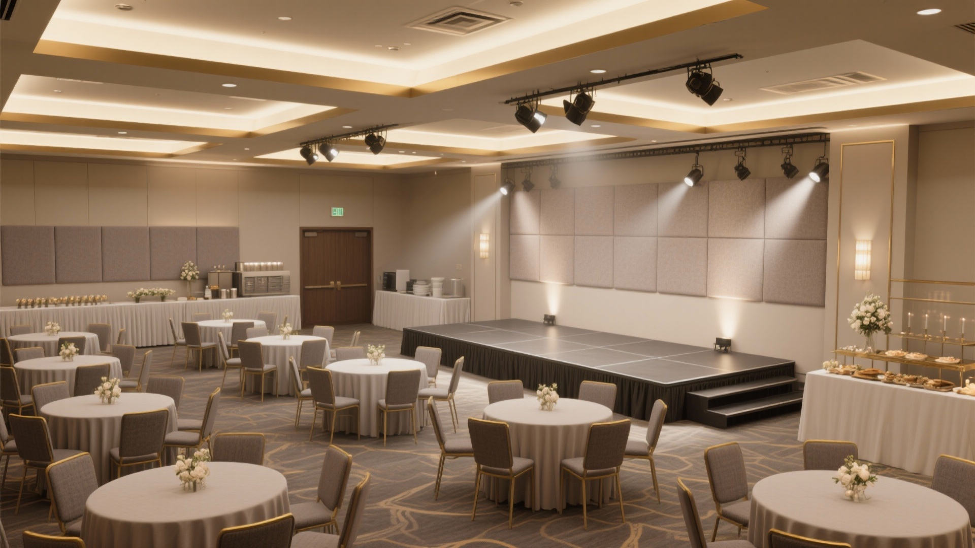 Compact Party Hall Design: Fix a Cramped Layout