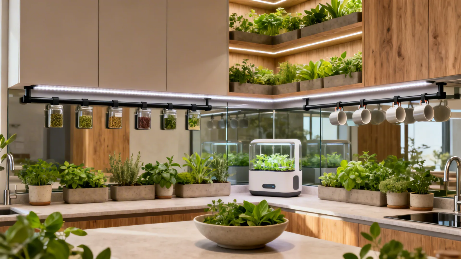 11 Kitchen Countertop Herb Garden Ideas (5 must-try)