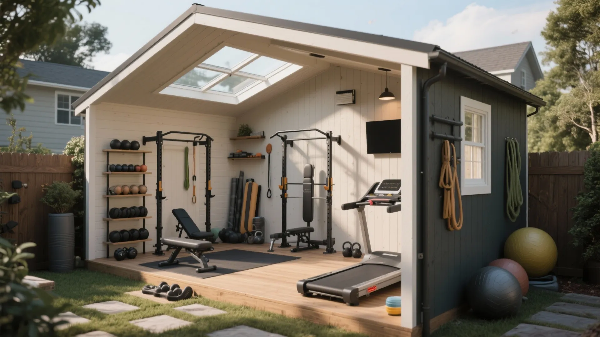 Home gym ideas shed: Transform your shed into a perfect home gym