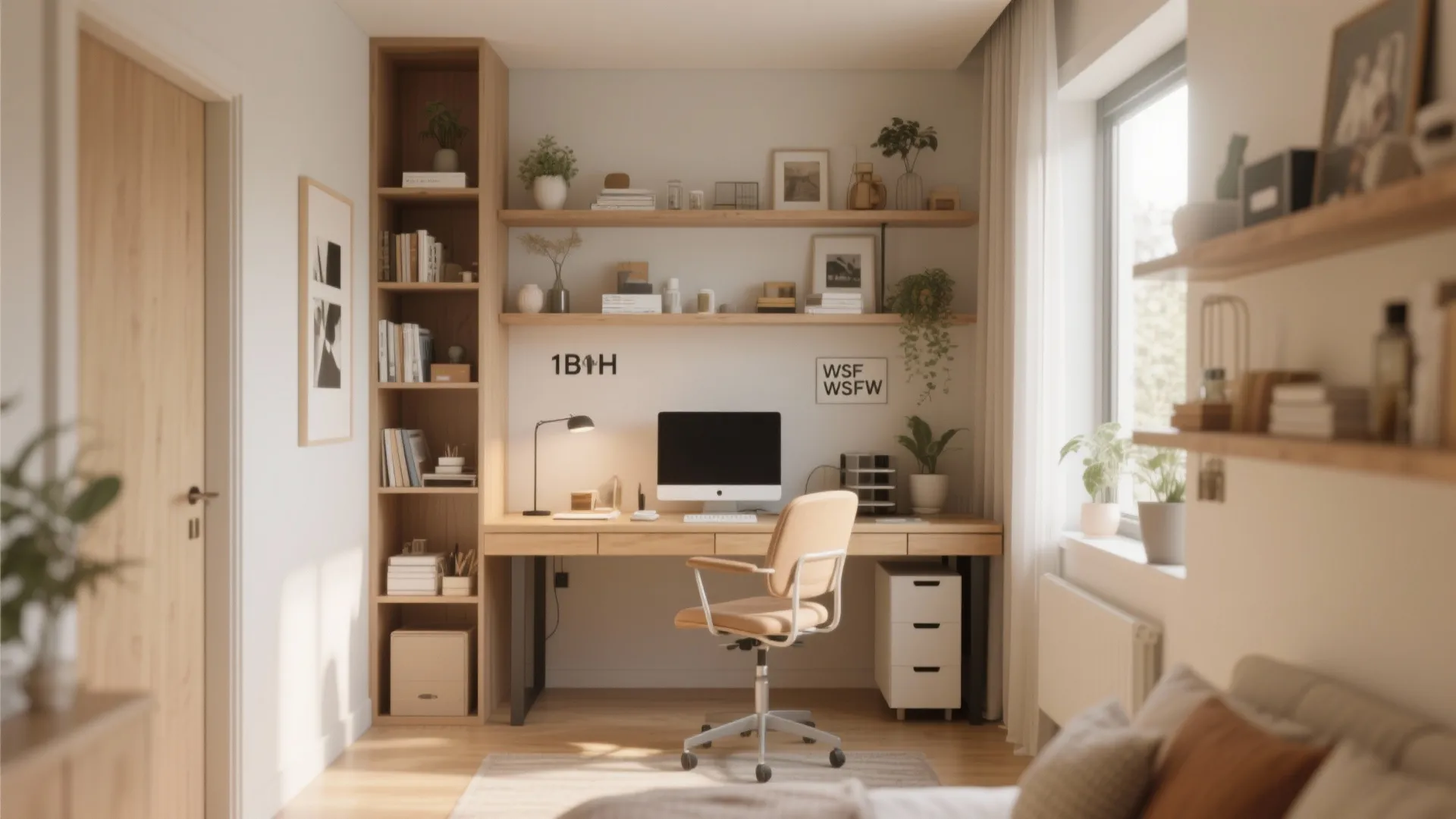 Compact Home Office Nook