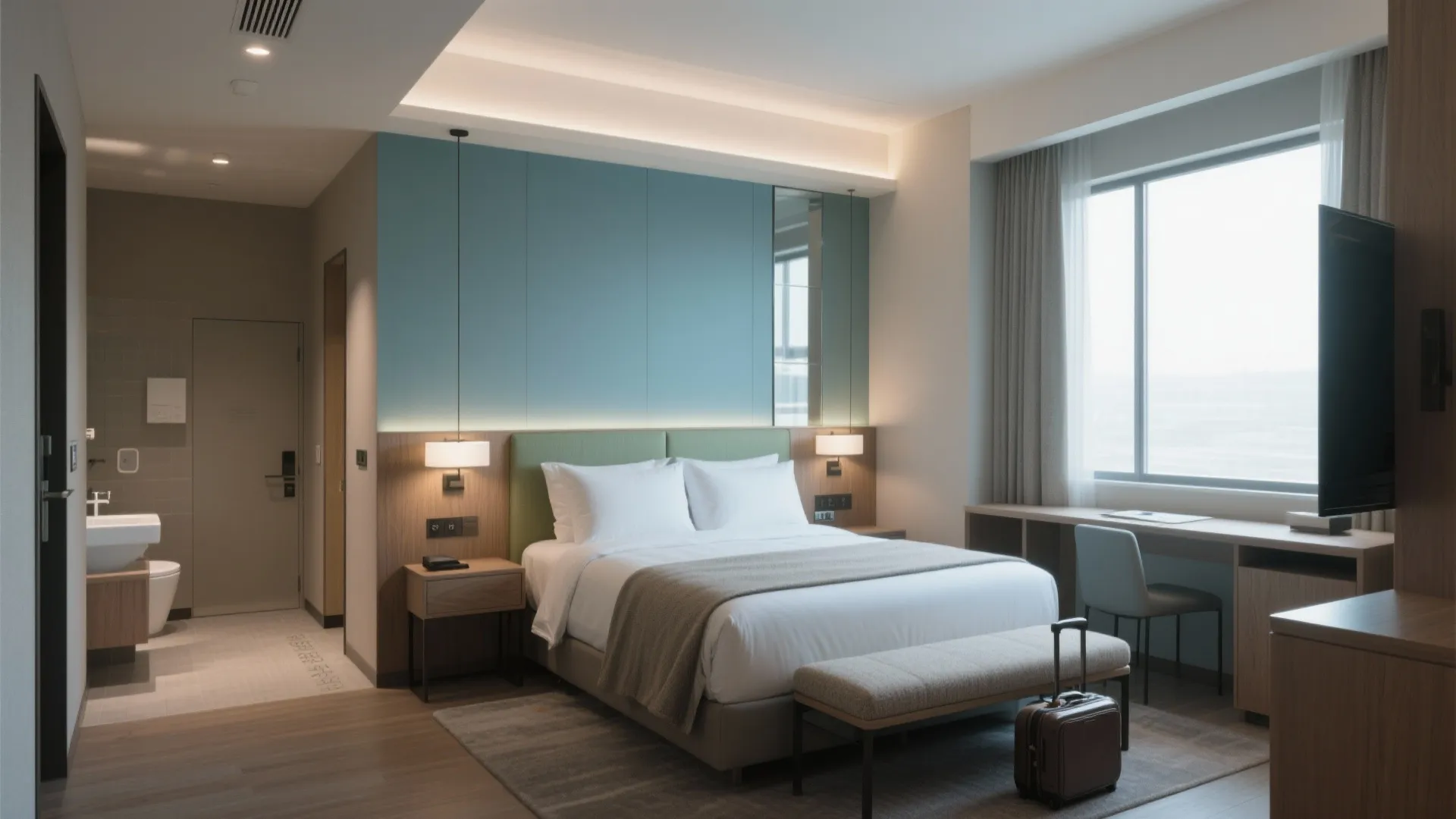 Small Simple Hotel Room: Space-Savvy Design Tips