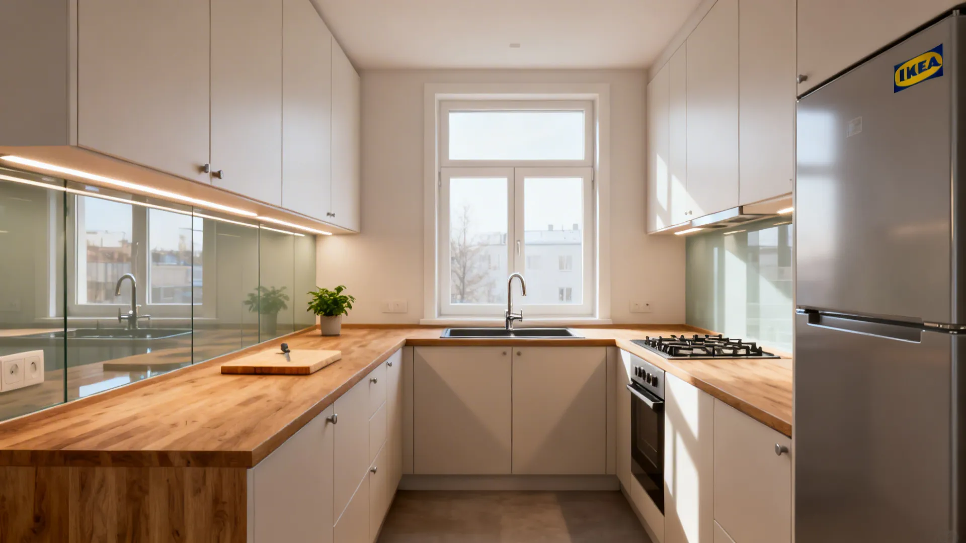 5 IKEA Kitchen L-Shape Design Ideas (With Drawings)