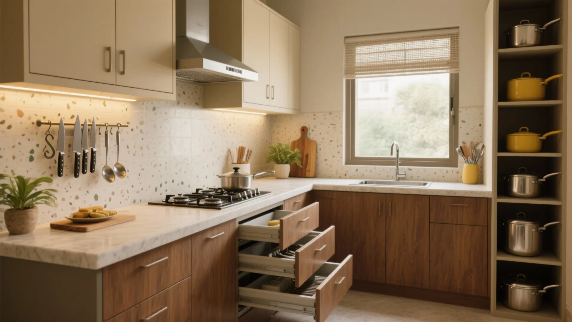 Small Indian Kitchen Designs Photos: Smart Ideas for Compact Spaces: 1 Minute to Discover Stunning Small Indian Kitchen Inspirations