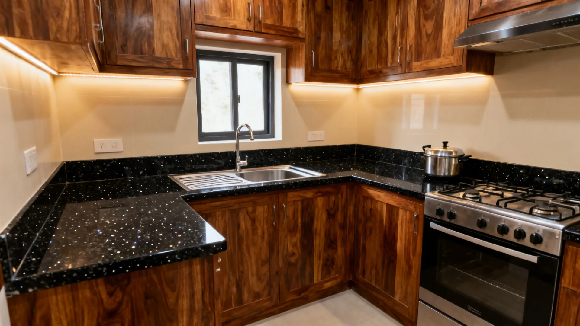 5 Indian Simple Kitchen Granite Top Designs That Work: My pro-tested ideas for small Indian kitchens: 5 granite countertop designs, pros & cons, costs, and smart layout tips