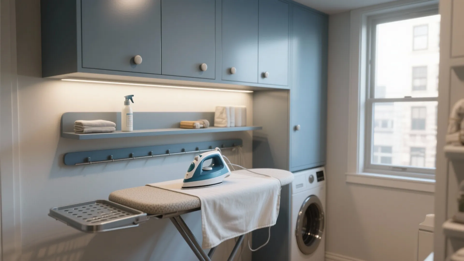 DIY Wall Mounted Ironing Board: Space-Saving Guide: 1 Minute to a Clutter-Free Laundry Room—No Carpentry Degree Required!