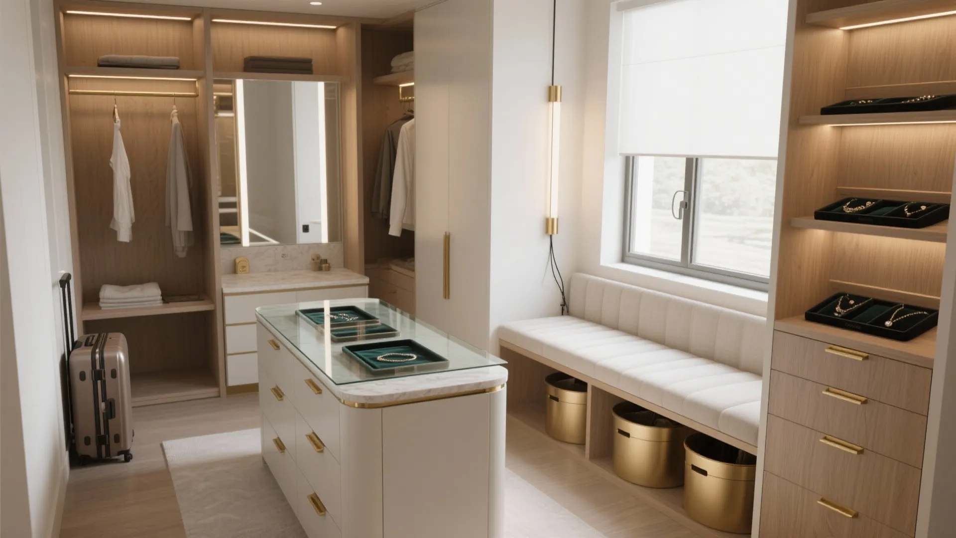 Right-Sized Islands, Benches, and Vanities (Without Cramping Aisles)