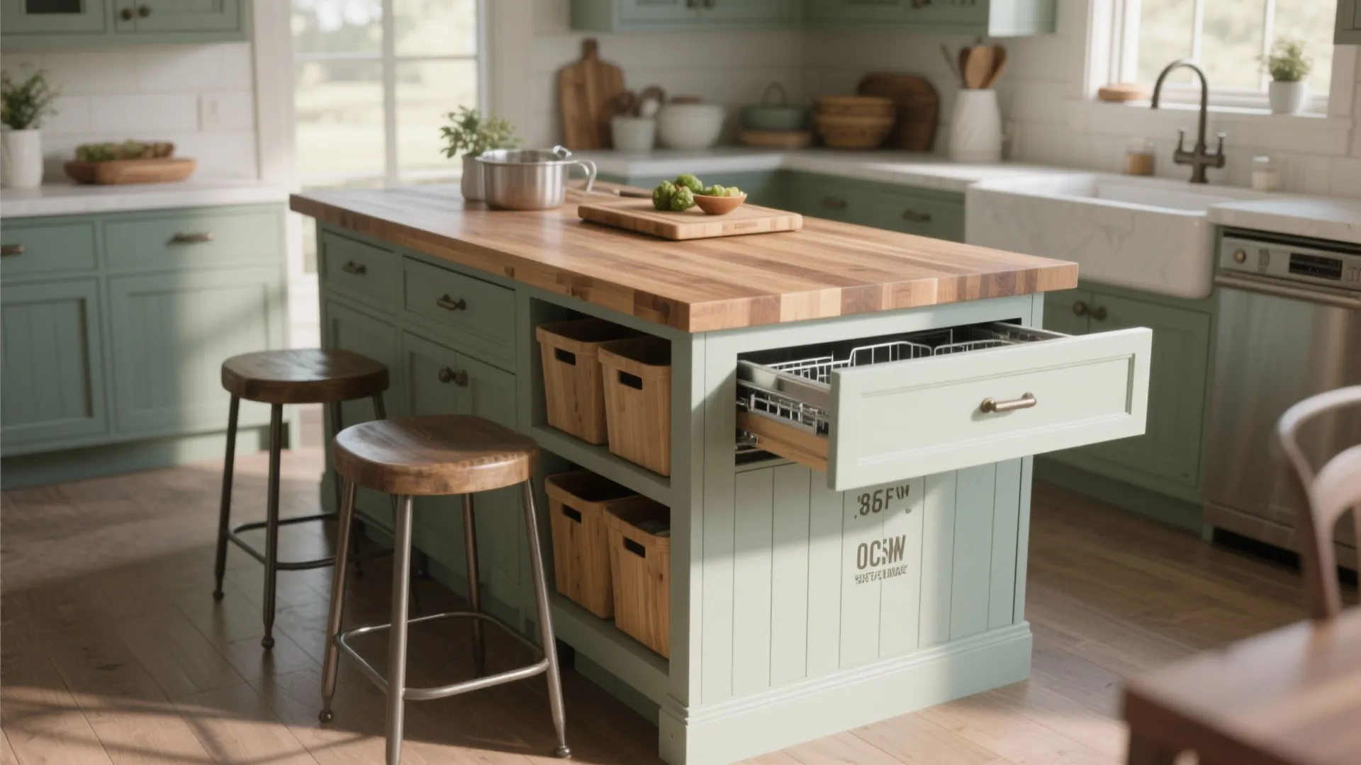 2. A Center Prep Island That Hides a Lot