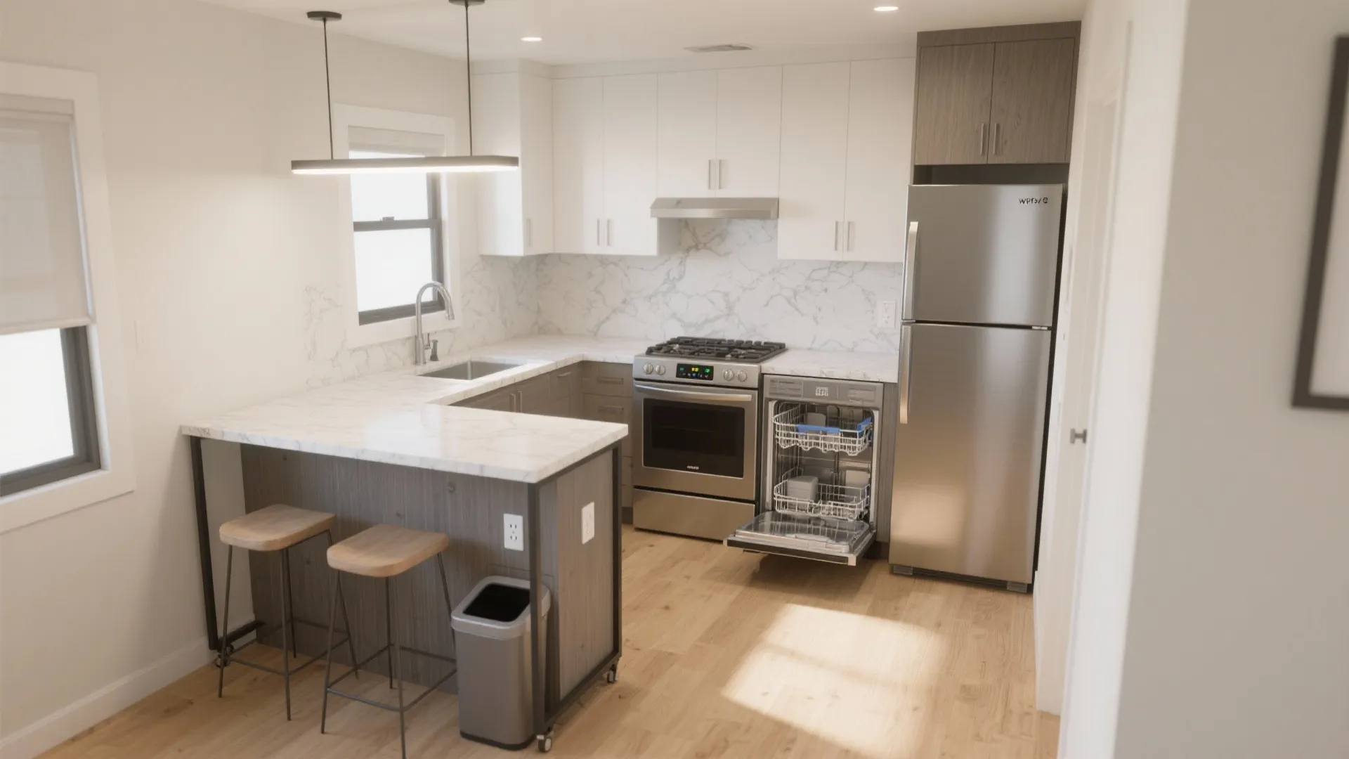 Compact Appliances and Multi-Task Islands