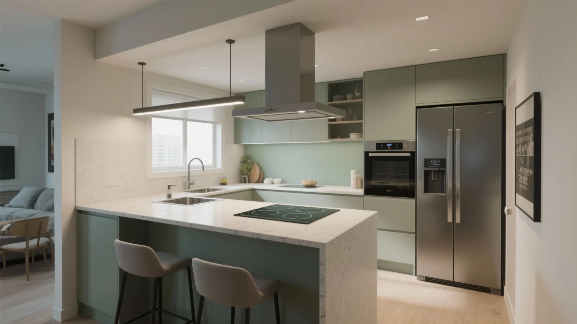 Small Kitchen with Island Stove: Space-Saving Ideas & Inspiration: 1 Minute to Transform Your Small Kitchen—Unleash Island Stove Magic