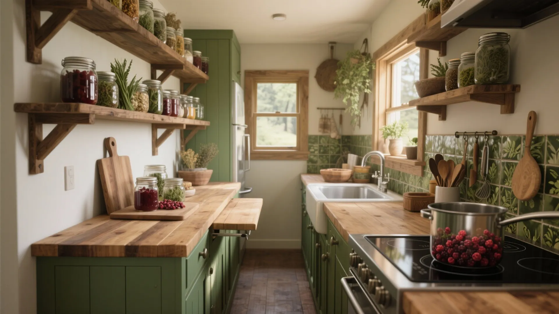5 Small-Space Kitchen Ideas for Green Briar Charm: Creative kitchen design inspirations inspired by Green Briar Nature Center & Jam Kitchen vibes