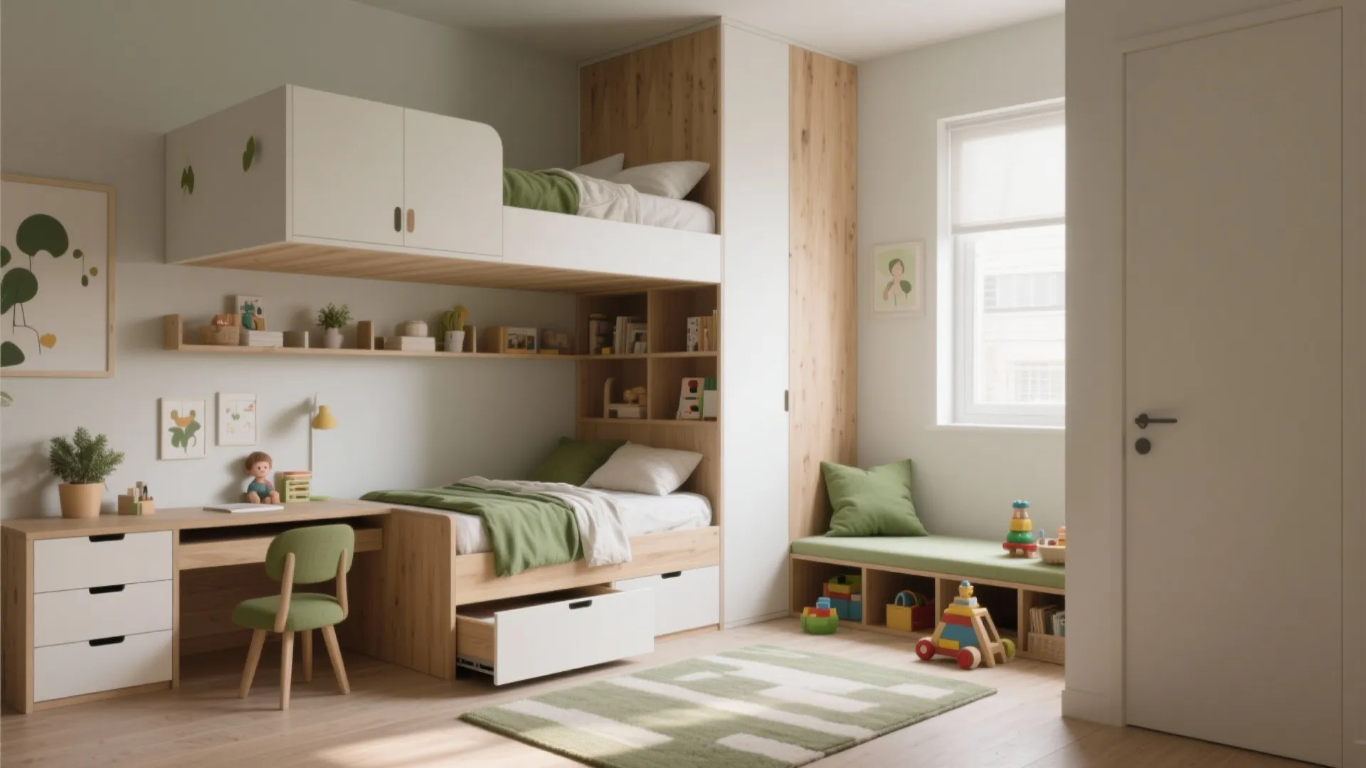 Children's Bedroom Sets for Small Rooms — 5 Ideas: Space-smart kids' room sets and layouts from a designer with 10+ years' experience
