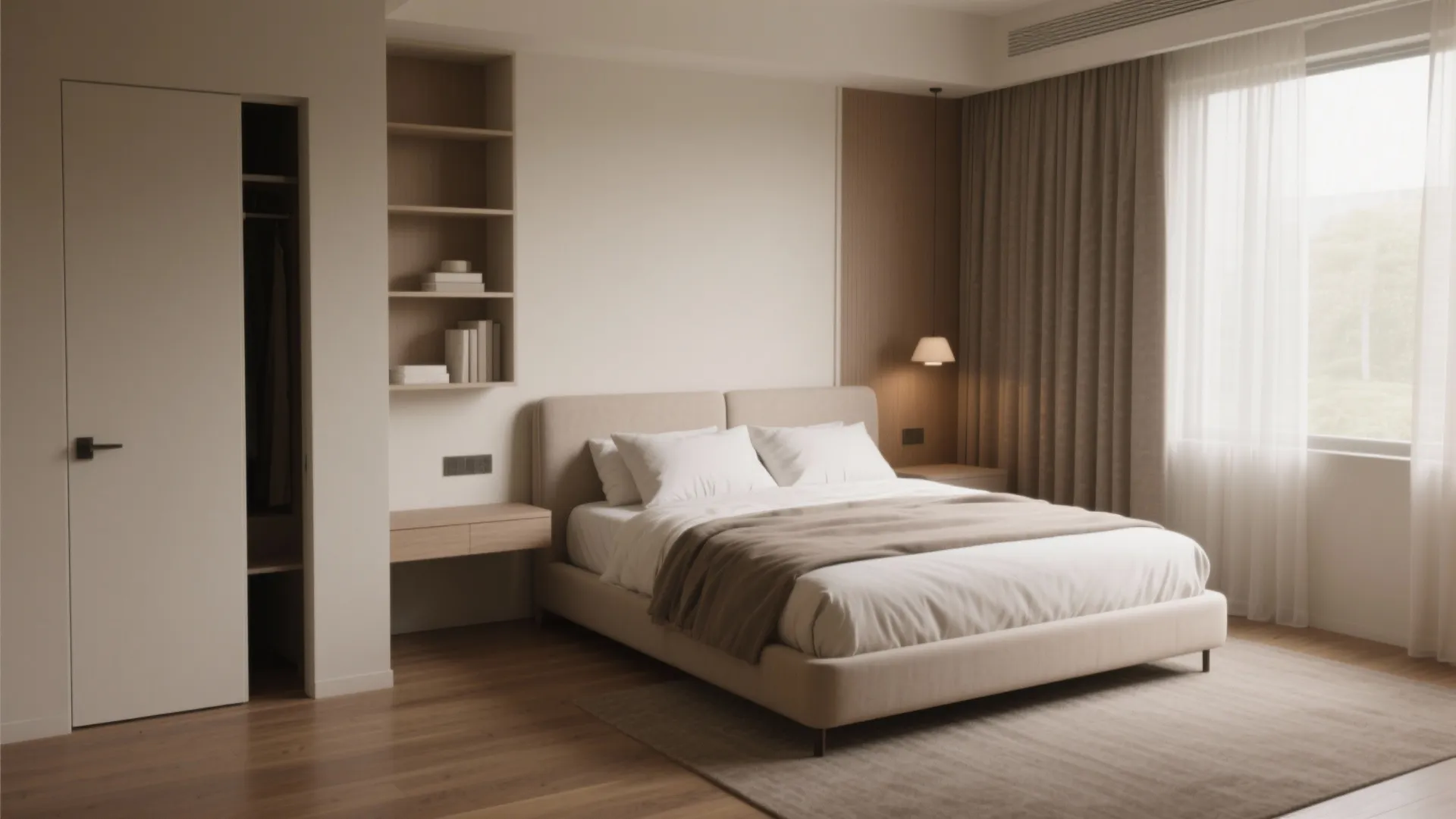 Minimum Bedroom Size for King Bed — 5 Space-Saving Ideas: How to fit a king bed comfortably in small to medium bedrooms with practical design tips from a seasoned designer