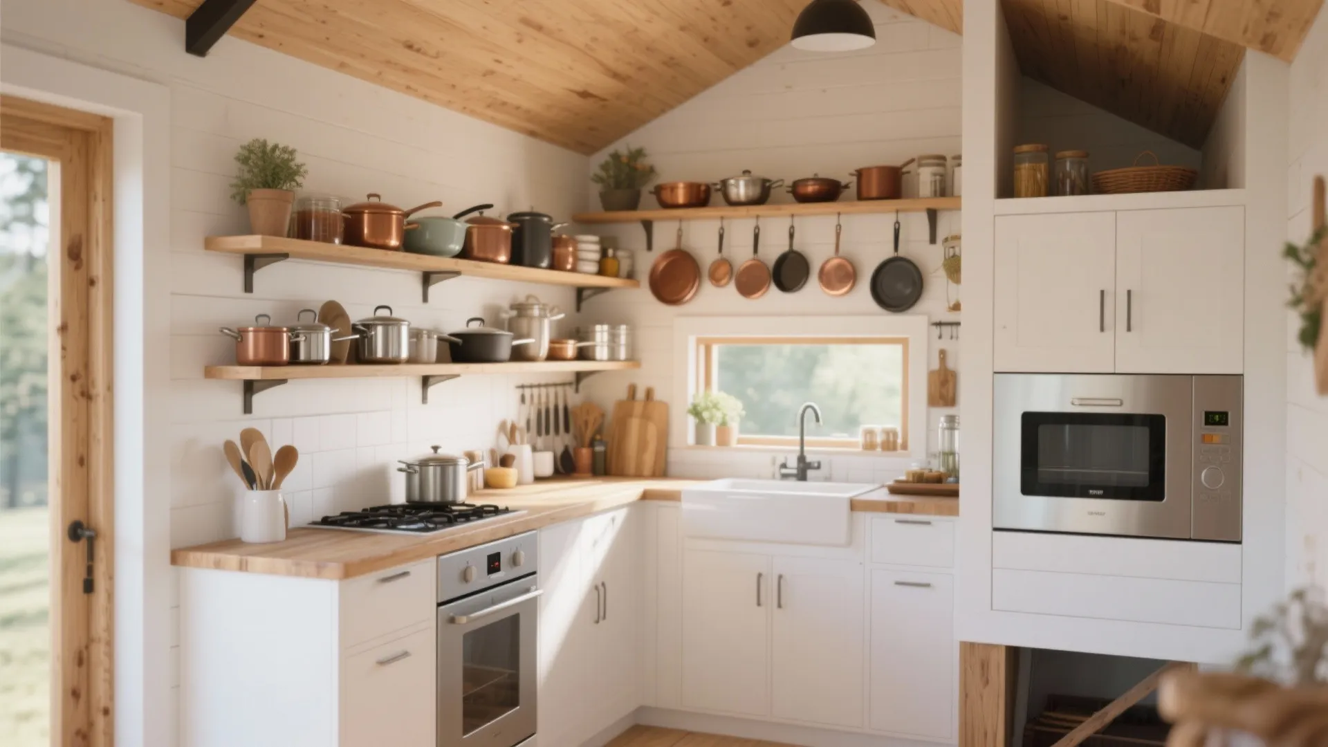 6. Compact kitchen layout