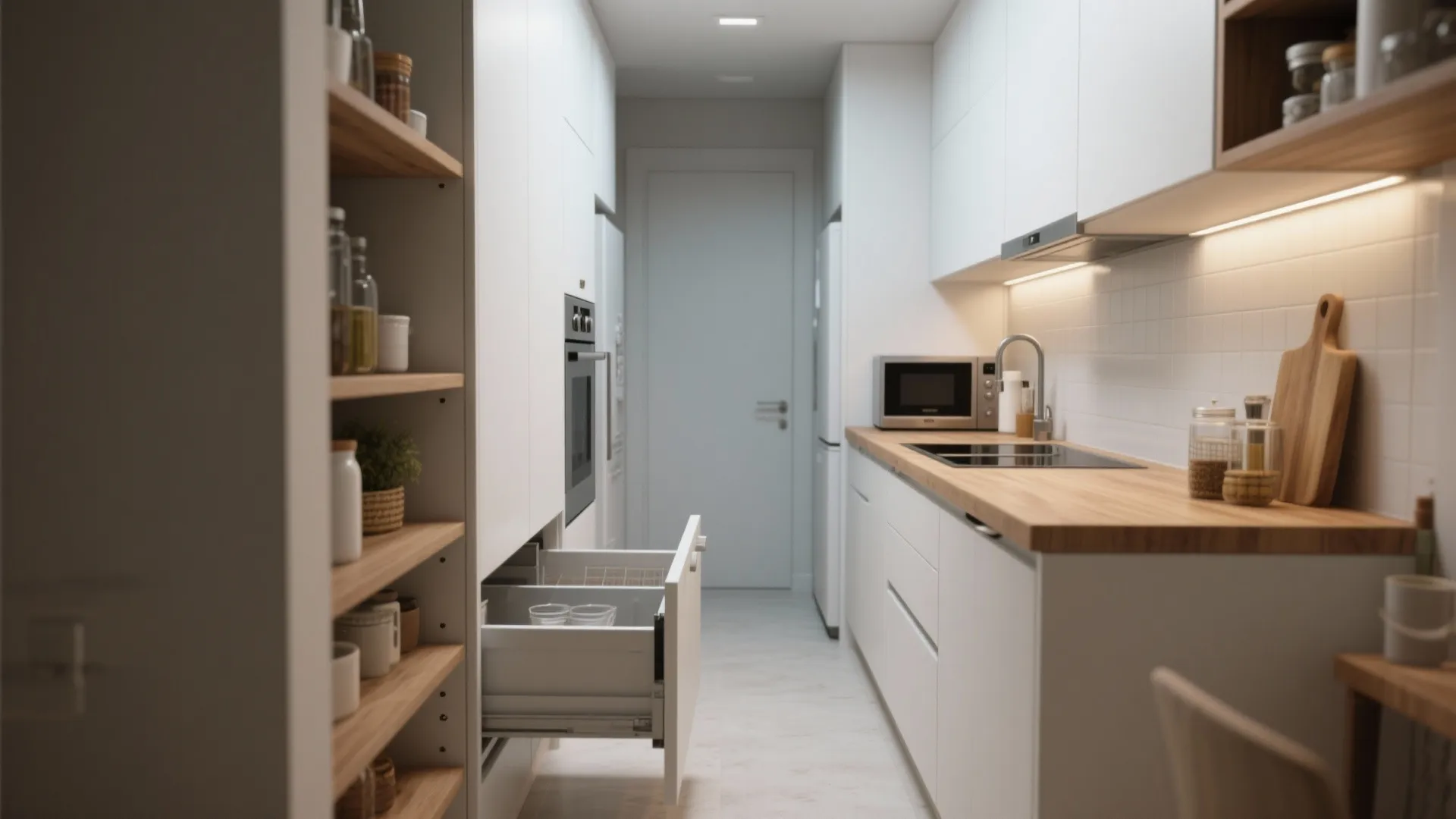 3. Smart mini-kitchens: layout beats size