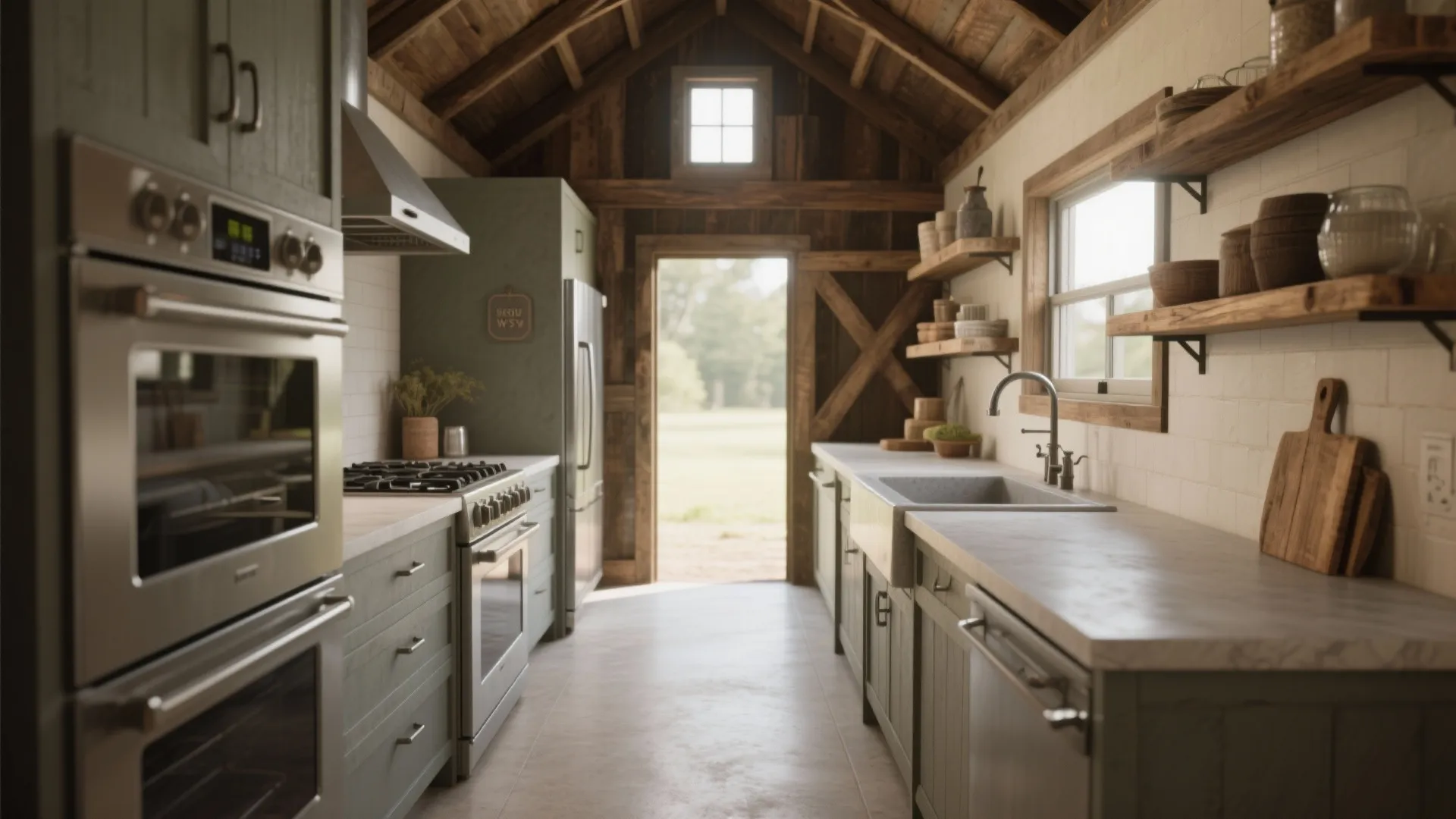 3. Compact Kitchen with Smart Flow