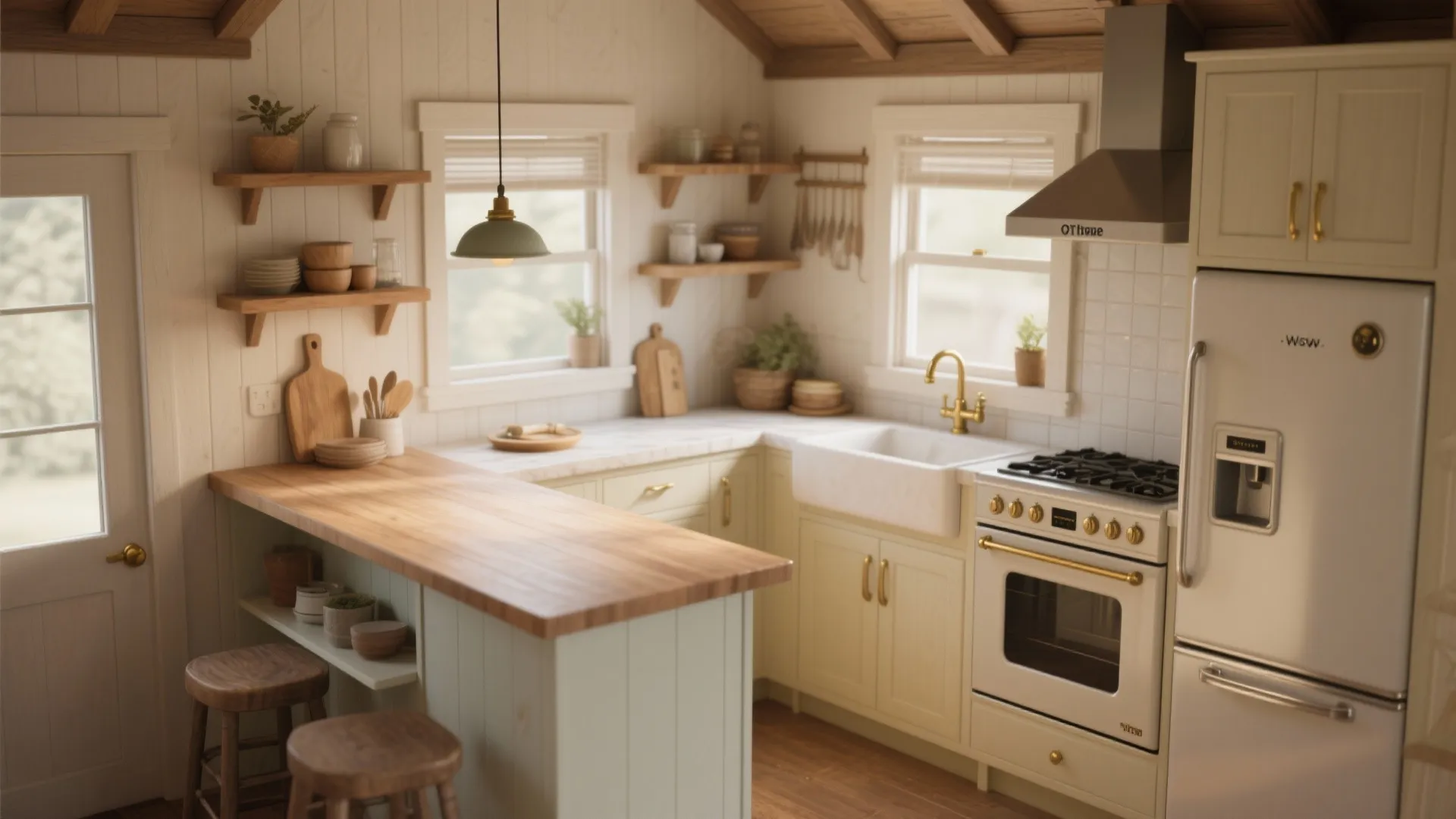 5. Smart compact kitchen layout