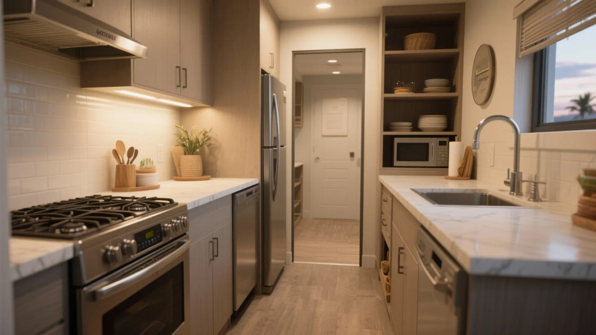 3. Compact Kitchen with Big Function