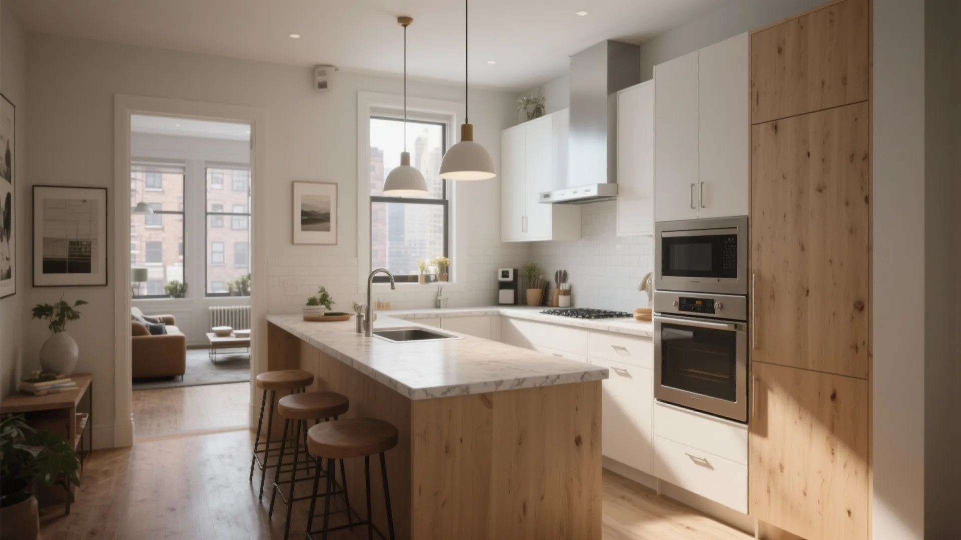 4. Smart Kitchen Layout for a Compact Footprint