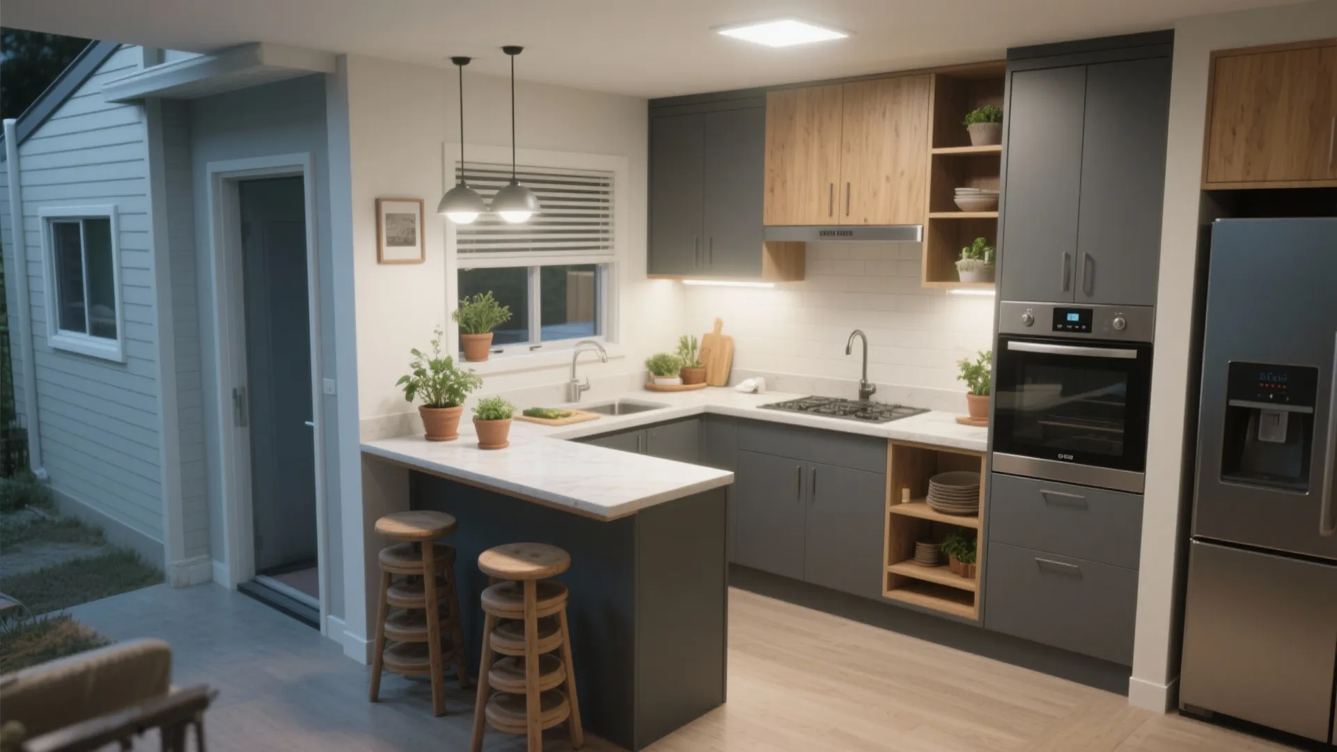 5. Compact kitchen layouts that perform like full kitchens