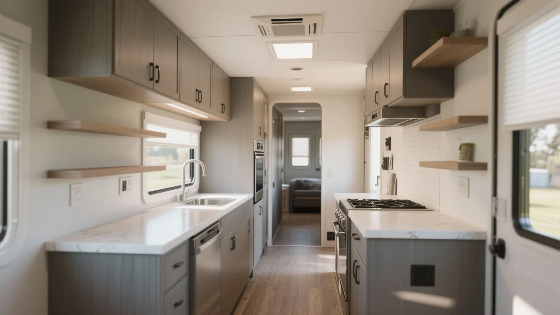 5. Compact kitchens with smart appliance placement