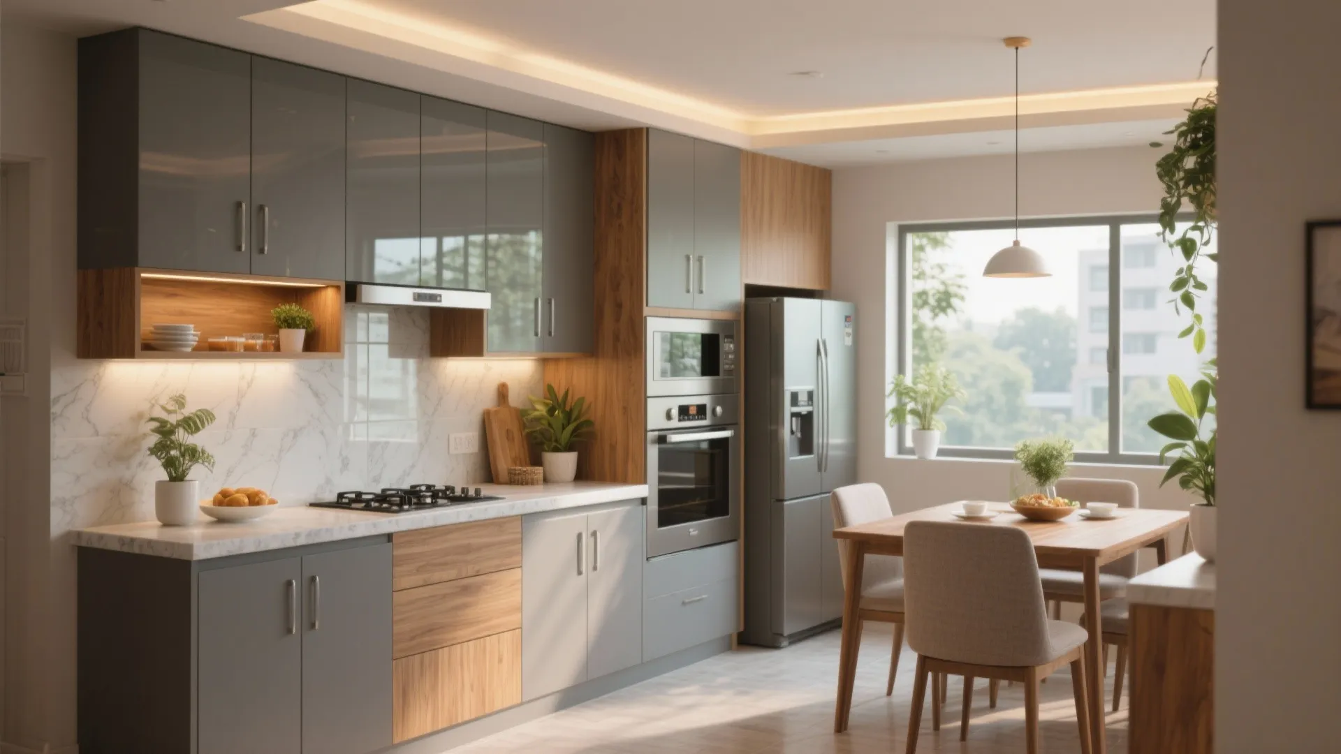 3 BHK House in Anand Vidhyanagar: 5 Smart Kitchen Design Ideas: Small-space, big impact—my 5 proven kitchen ideas for a 3 BHK in Anand Vidhyanagar