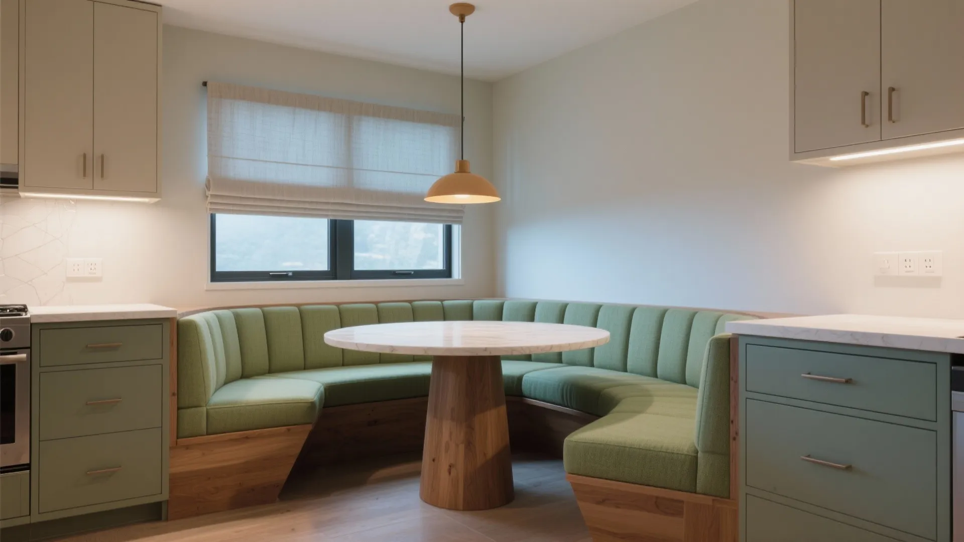Banquette Seating for Small Kitchen: Smart Space Solutions: 1 Minute to Transform Your Breakfast Nook with Banquette Seating