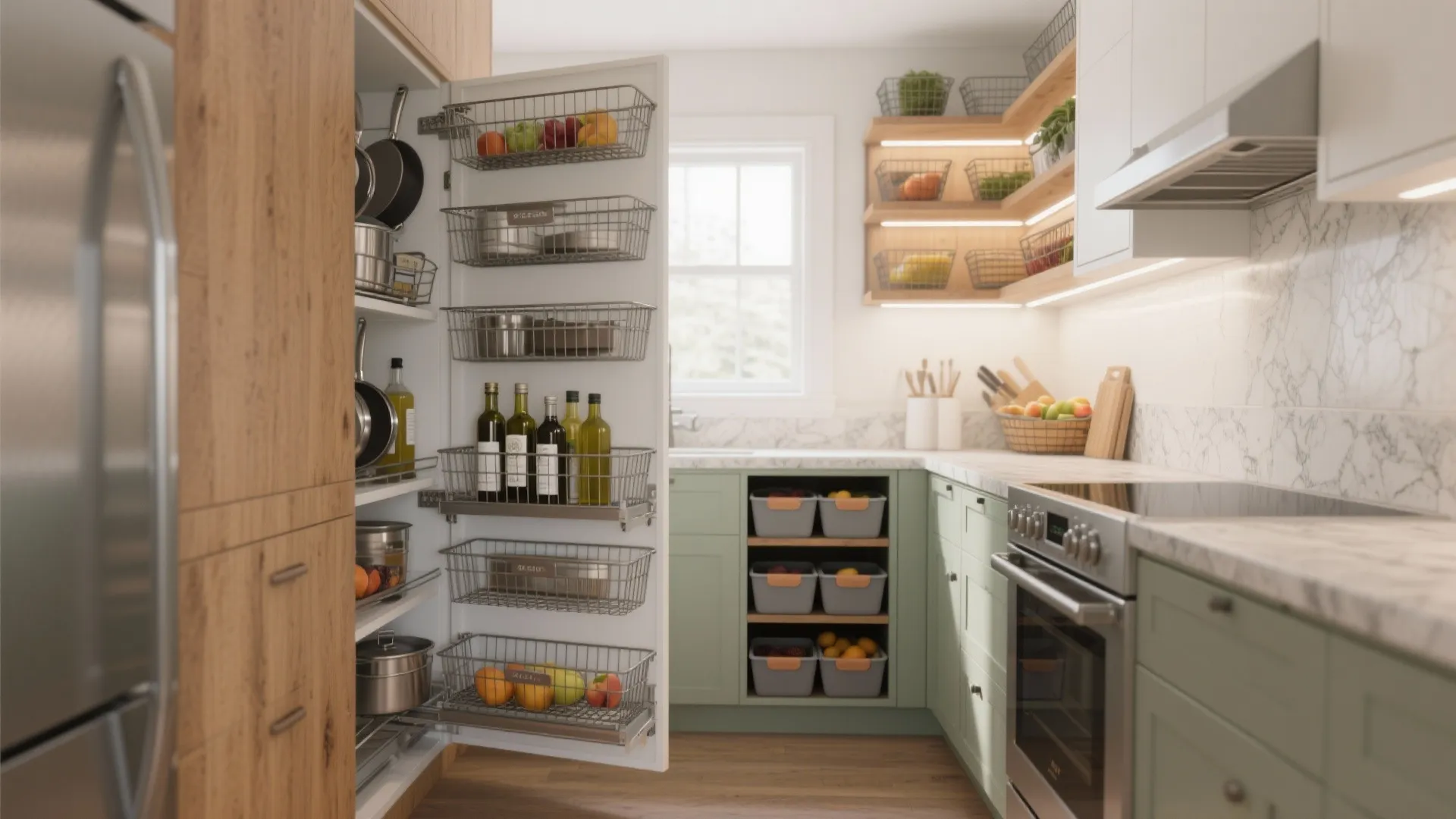 Modern Kitchen Basket Ideas That Transform Small Spaces