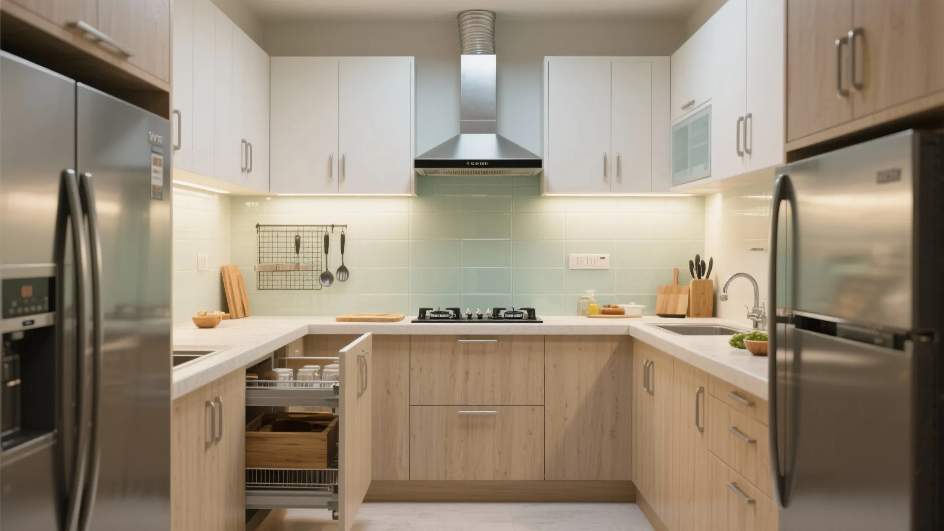 Idea 2: A compact kitchen that works like a chef’s station