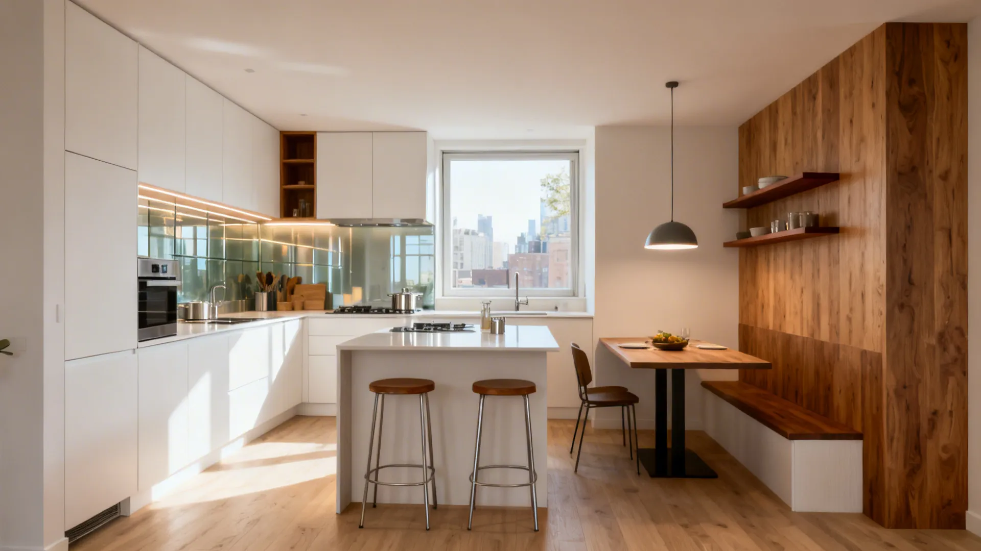 Kitchen Interior Design with Dining Table: 5 Smart Ideas