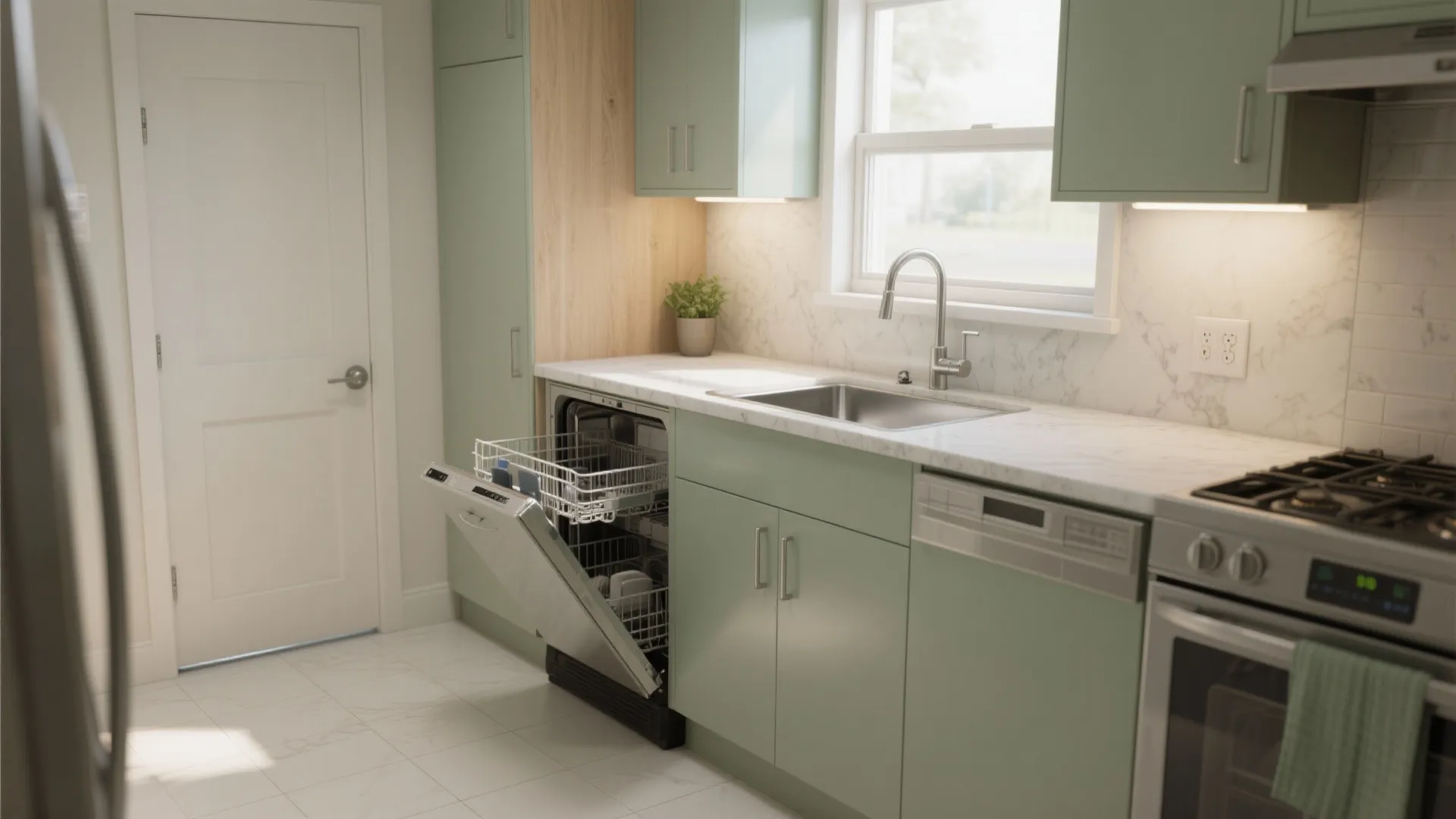 Dishwasher Placement in Small Kitchen: Space-Saving Solutions: Fast-Track Guide to Optimal Dishwasher Placement for Tiny Kitchens