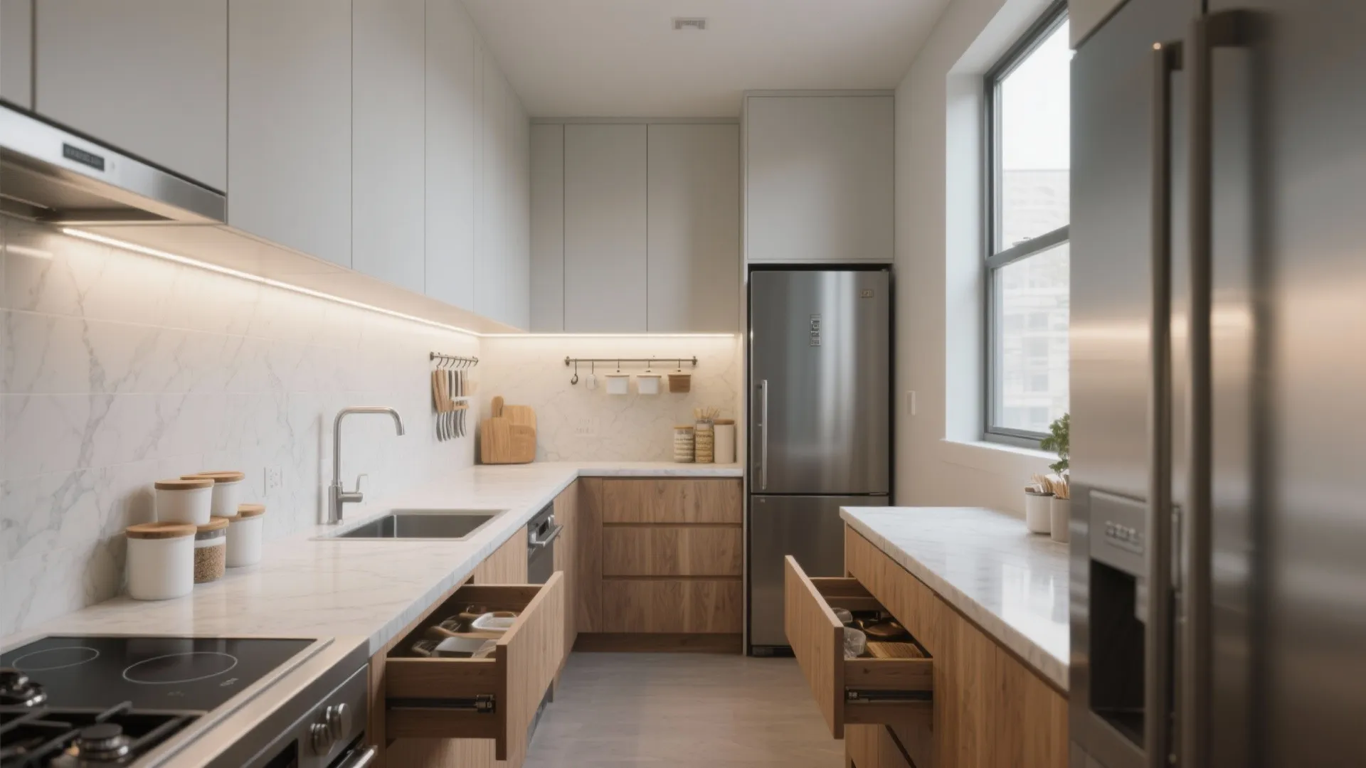 Small Kitchen Size: Optimizing Every Inch of Limited Space: Fast-Track Guide to Maximizing Small Kitchen Space in 1 Minute