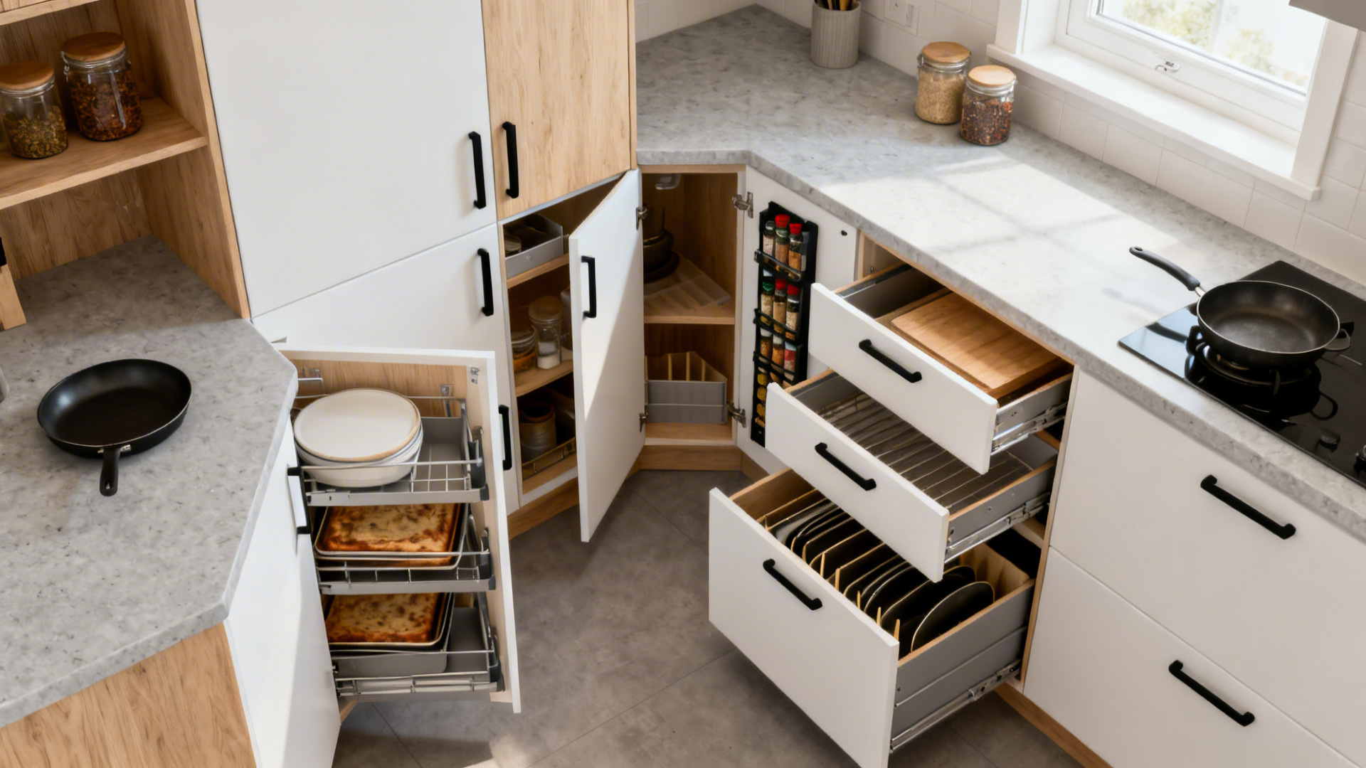 Kitchen Still Cluttered? Inner Fitting Cupboard Design Ideas