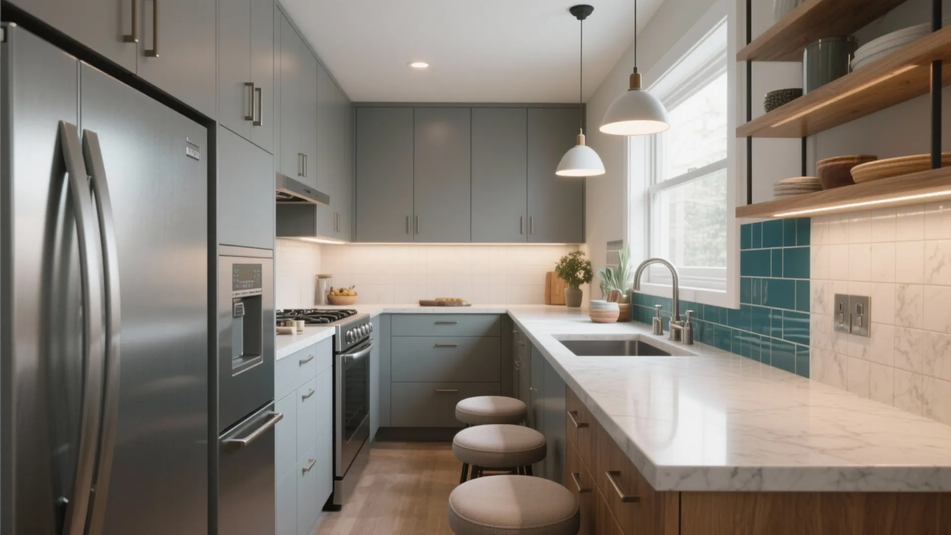 Dynamic Kitchens: Unlock Creative Small Space Design: 1 Minute to Discover My Best Space-Saving Kitchen Solutions