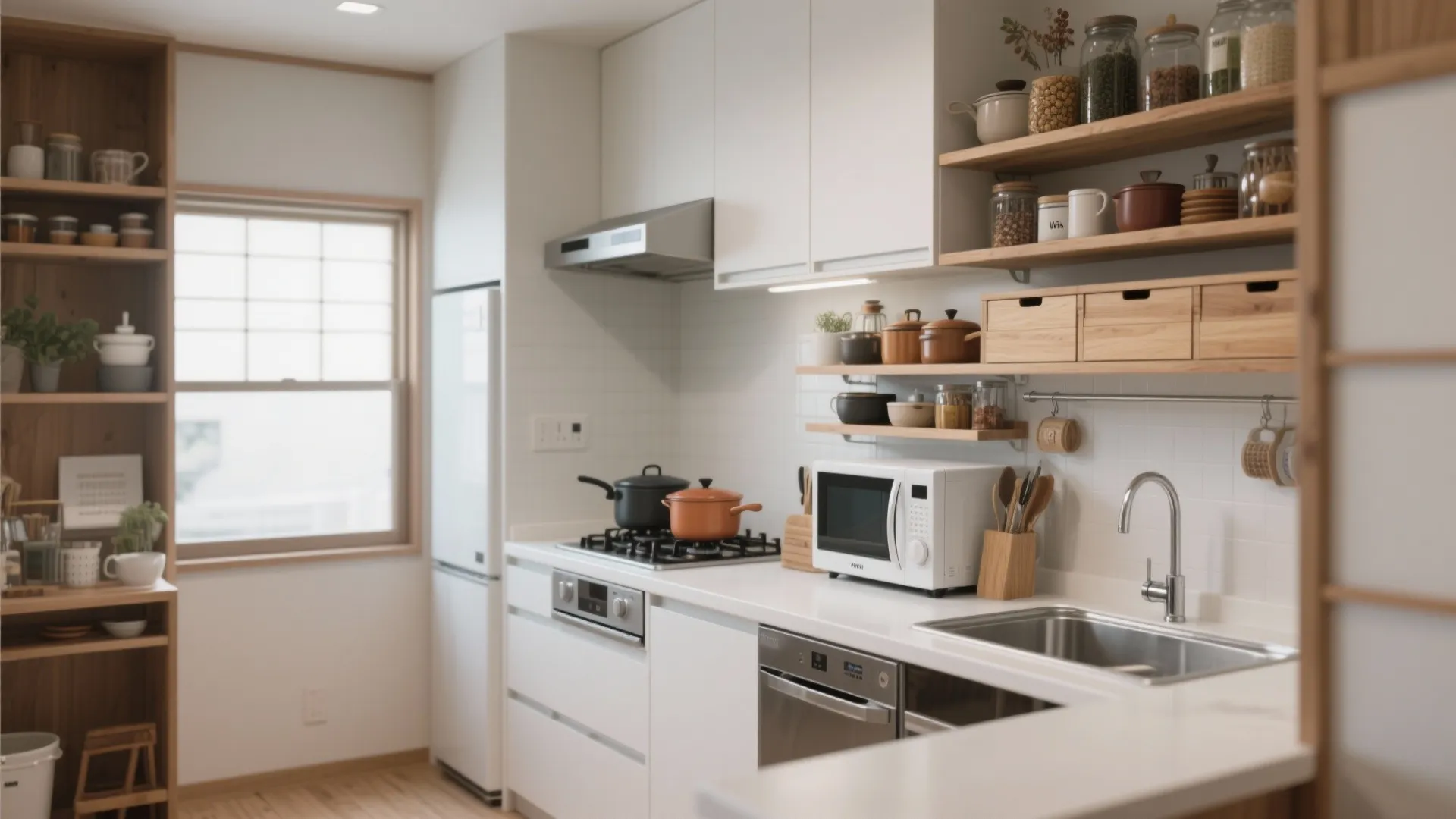 Tips 3: キッチンは“使用頻度×到達時間”で棚を組む（収納技巧）