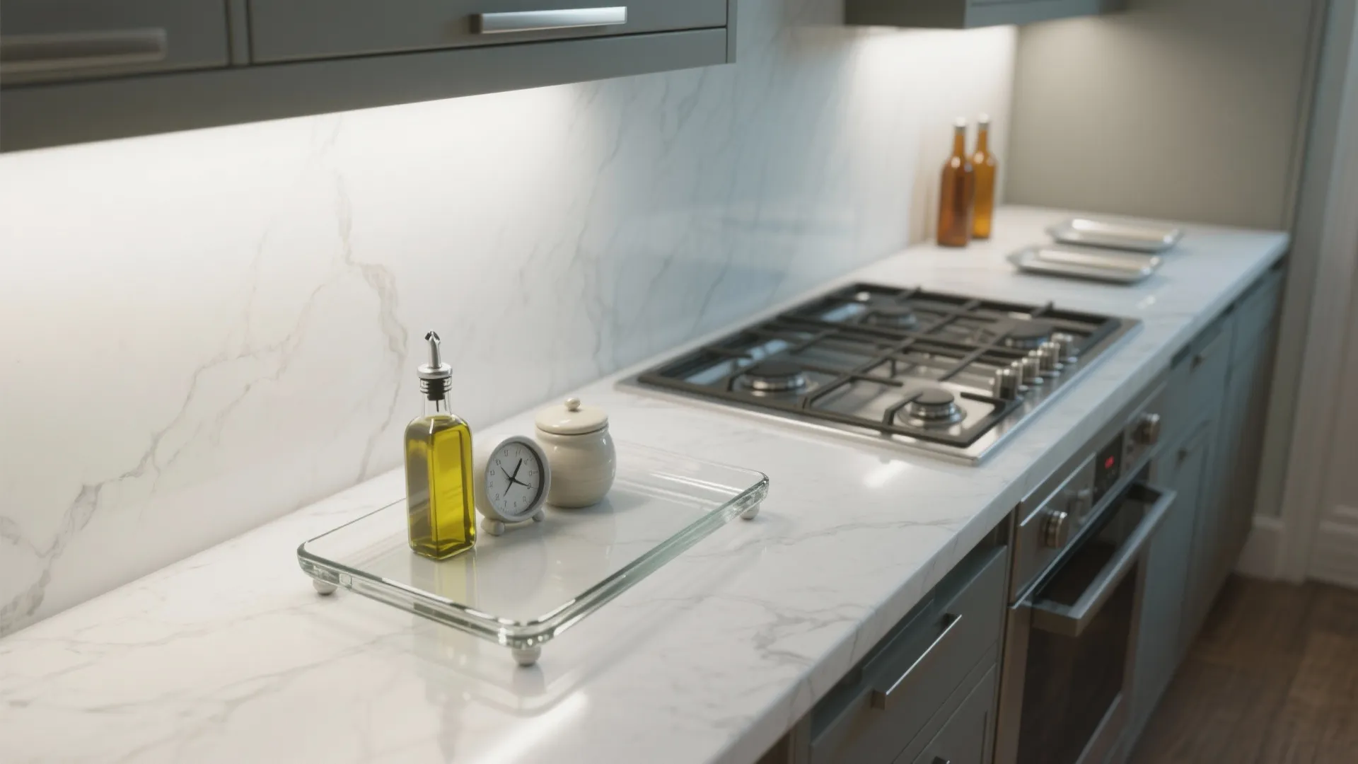 Kitchen Glass Tray: Stylish Solutions for Small Spaces: 1 Minute to Elevate Your Countertops—My Guide to Kitchen Glass Trays