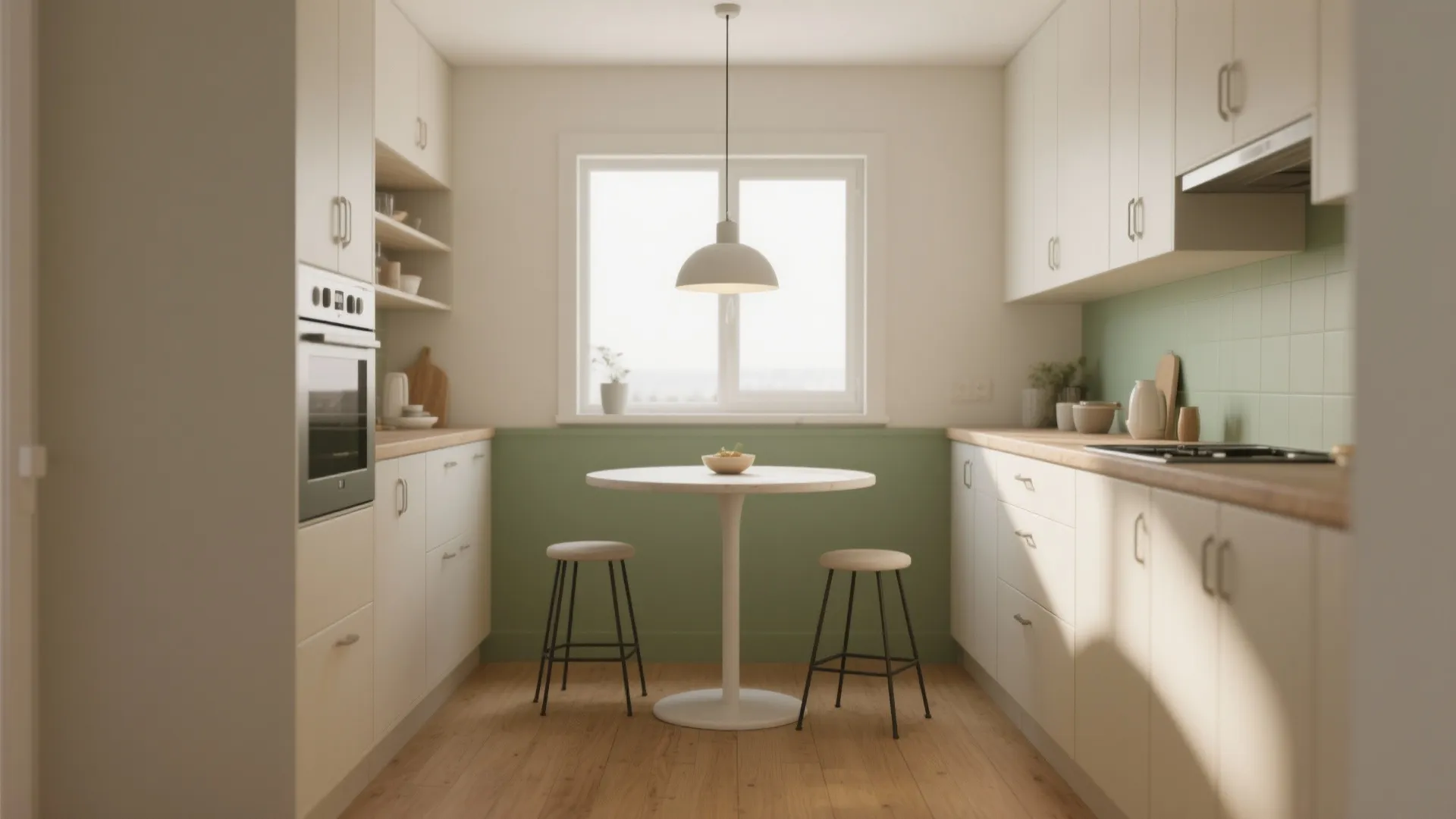 Small Table and Stools for Kitchen: Space-Saving Solutions: 1 Minute to the Perfect Small Kitchen Seating Arrangement