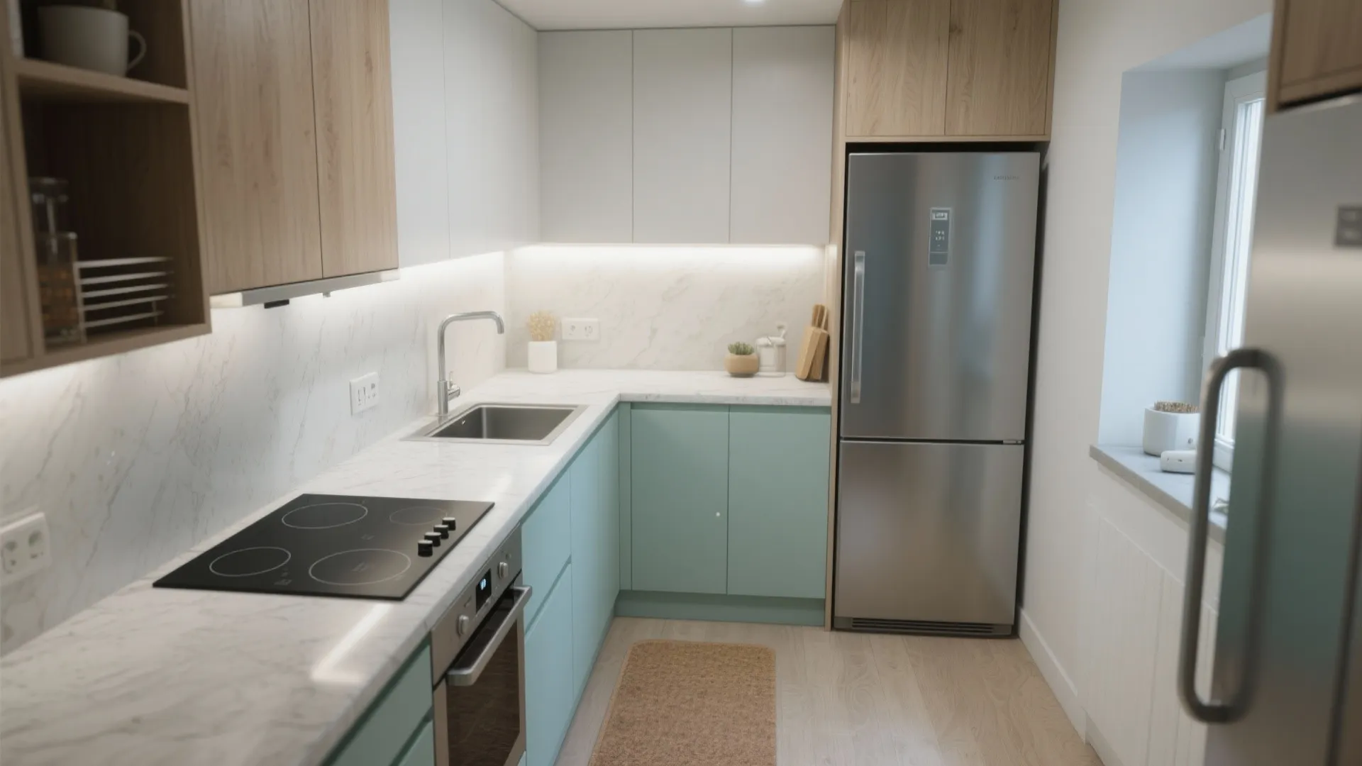 Type of Kitchen in a Small Apartment: Smart Space Solutions: 1 Minute to Uncover the Best Kitchen Styles for Compact Living