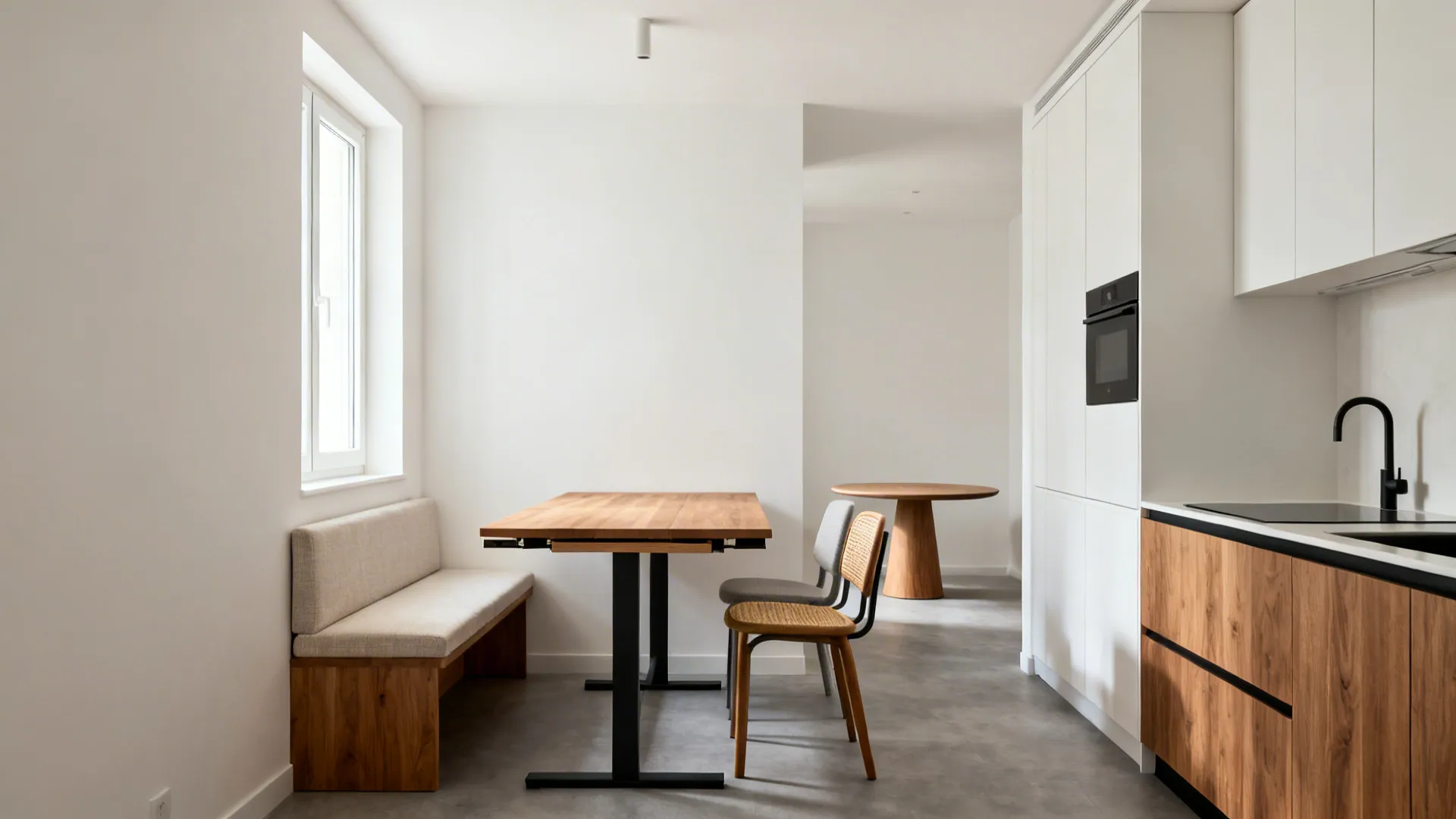 Kitchen dining table and chairs: 5 space-smart ideas