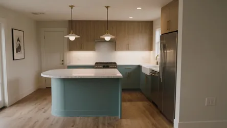 Stylish 10x12 Kitchen Designs with Island