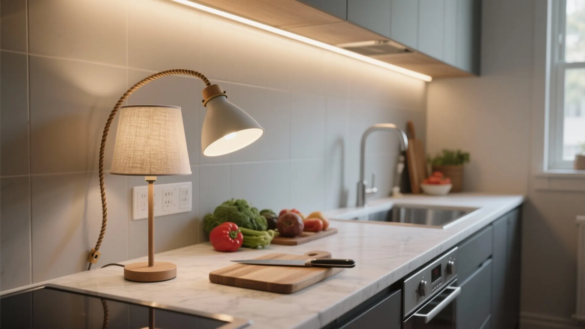 Small Lamp for Kitchen Counter: Bright Ideas for Compact Spaces: 1 Minute to Boost Kitchen Ambience with Tiny Table Lamps