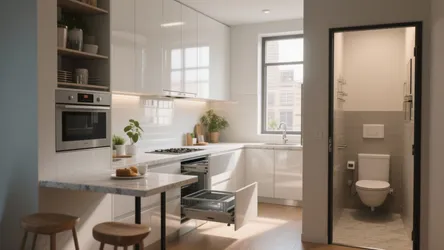 5 Small-Space Kitchen & Bath Ideas