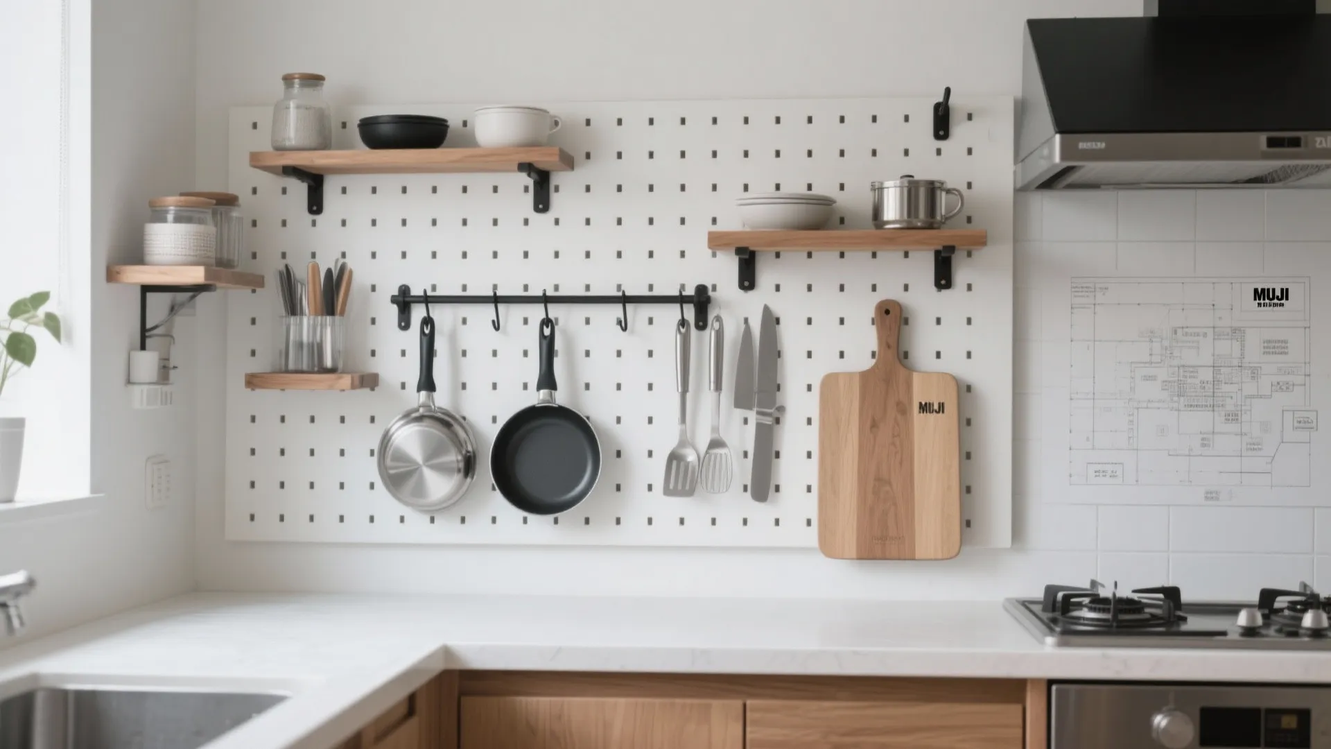 キッチンは“縦に伸ばす”：日本室内設計の秩序で背面を20cm刻みに